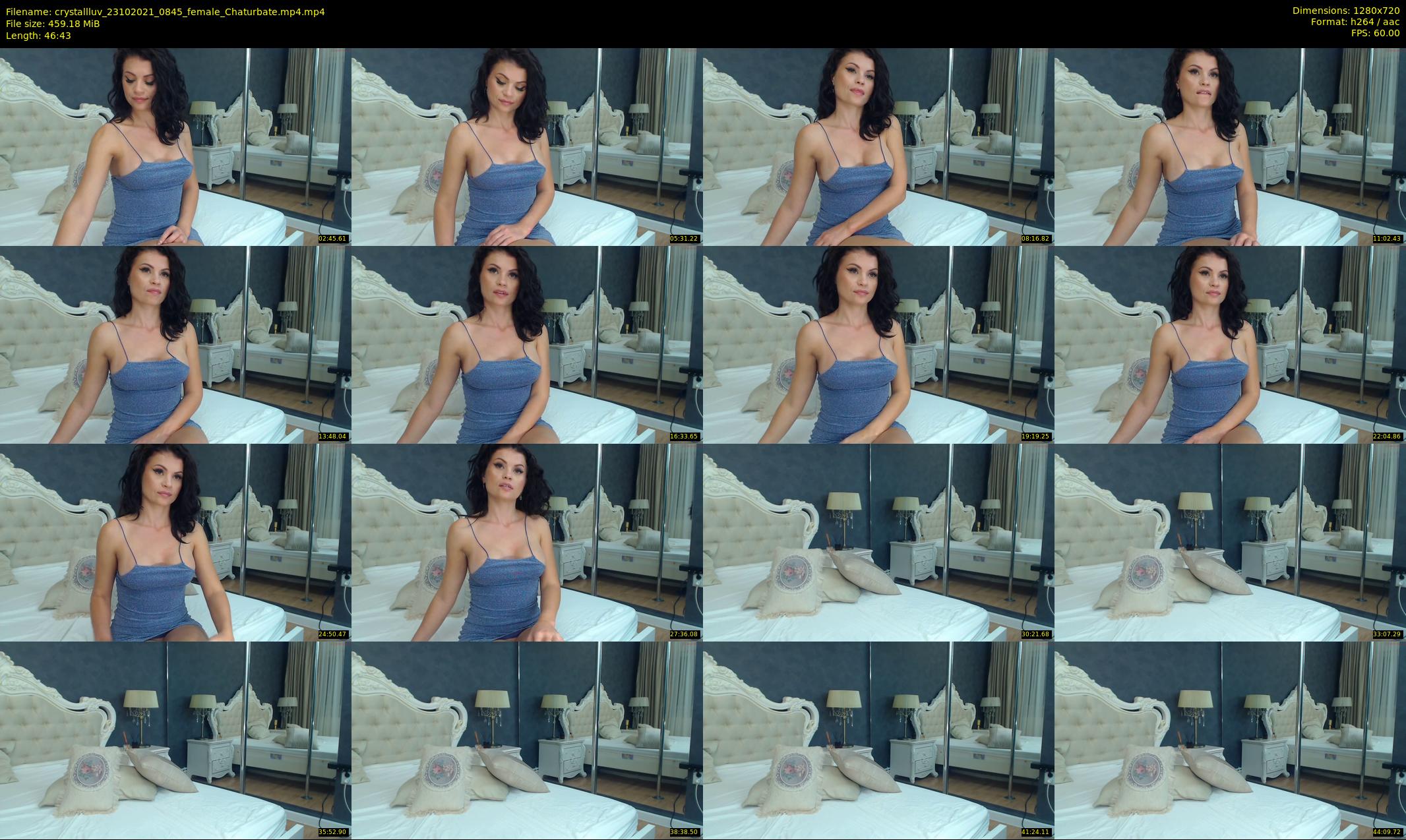 crystallluv — 47 minute Chaturbate female cam show recording, 720p, Oct 23, 2021