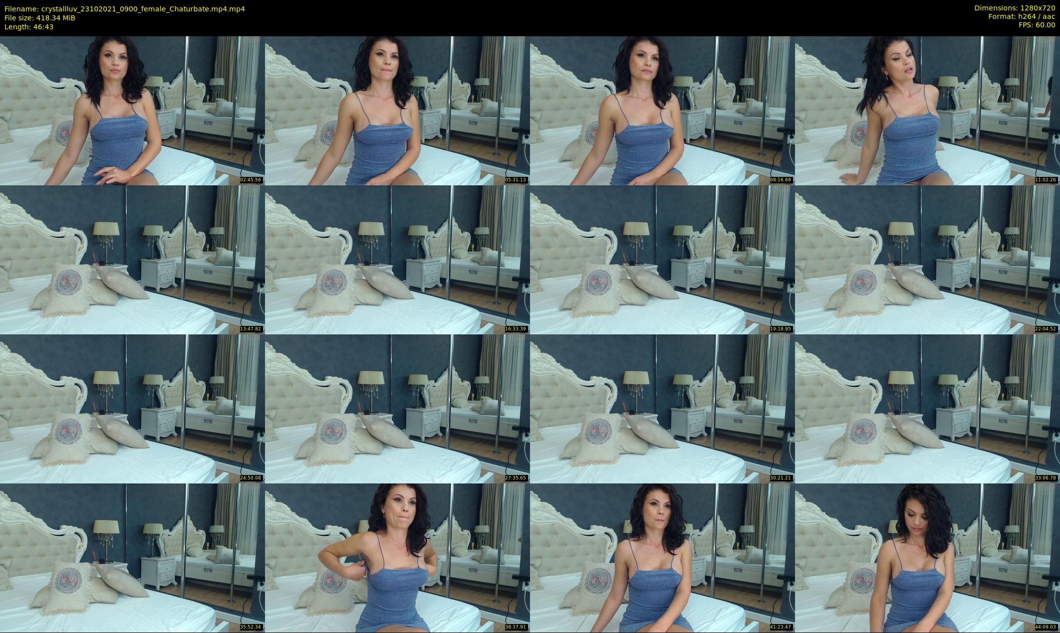 crystallluv — 47 minute Chaturbate female cam show recording, 720p, Oct 23, 2021
