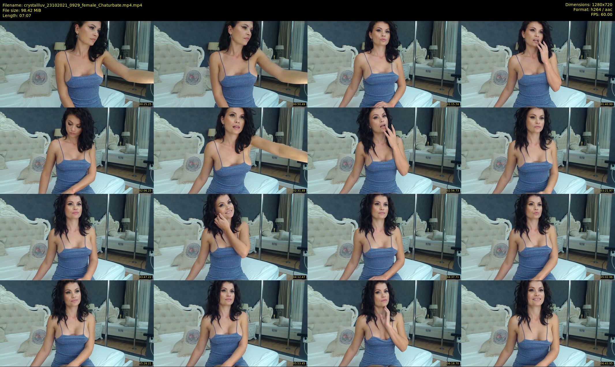 crystallluv — 8 minute Chaturbate female cam show recording, 720p, Oct 23, 2021