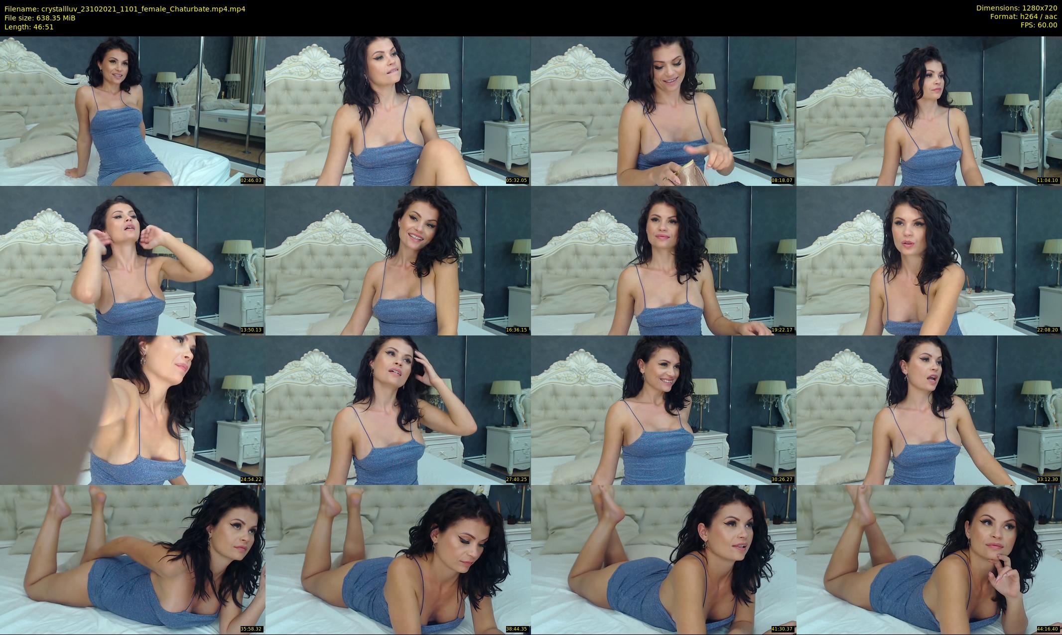 crystallluv — 47 minute Chaturbate female cam show recording, 720p, Oct 23, 2021