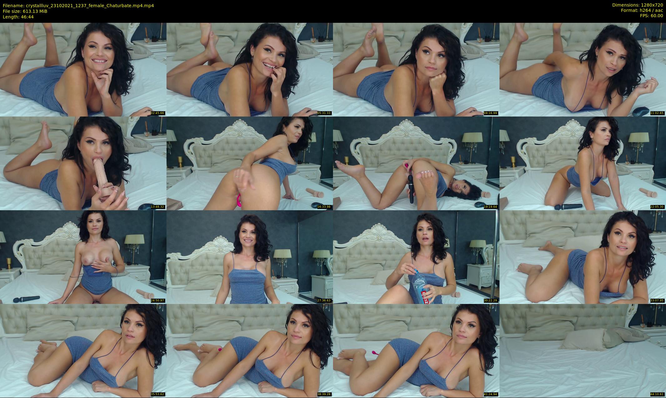 crystallluv — 47 minute Chaturbate female cam show recording, 720p, Oct 23, 2021