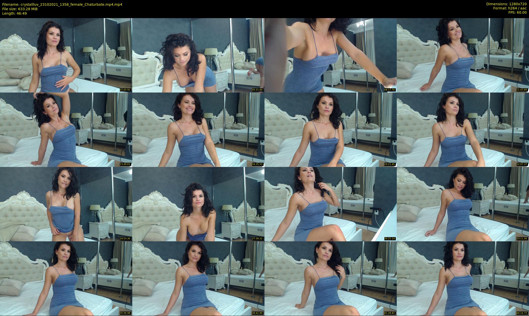 crystallluv — 47 minute Chaturbate female cam show recording, 720p, Oct 23, 2021