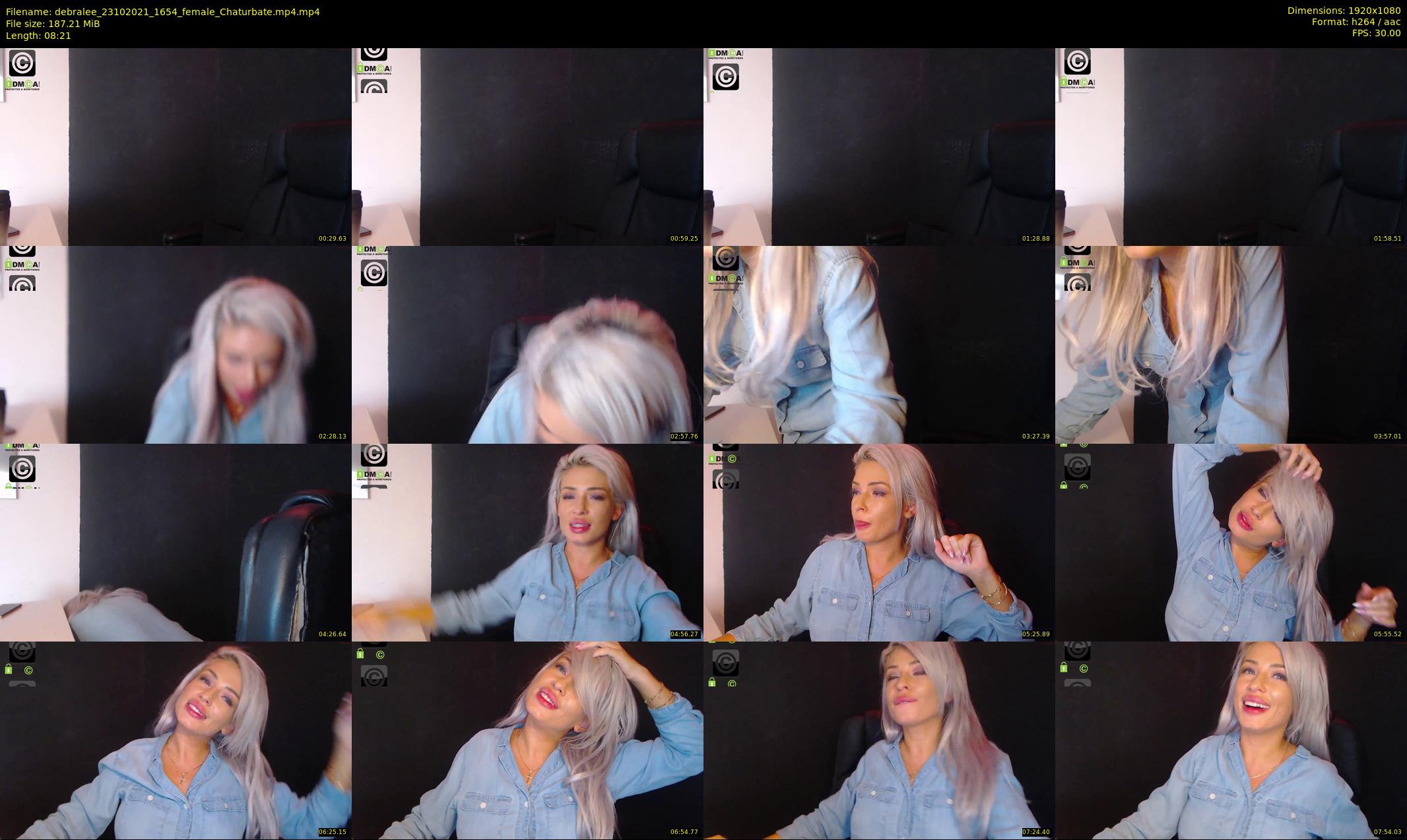 debralee — 9 minute Chaturbate female cam show recording, 1080p, Oct 23, 2021