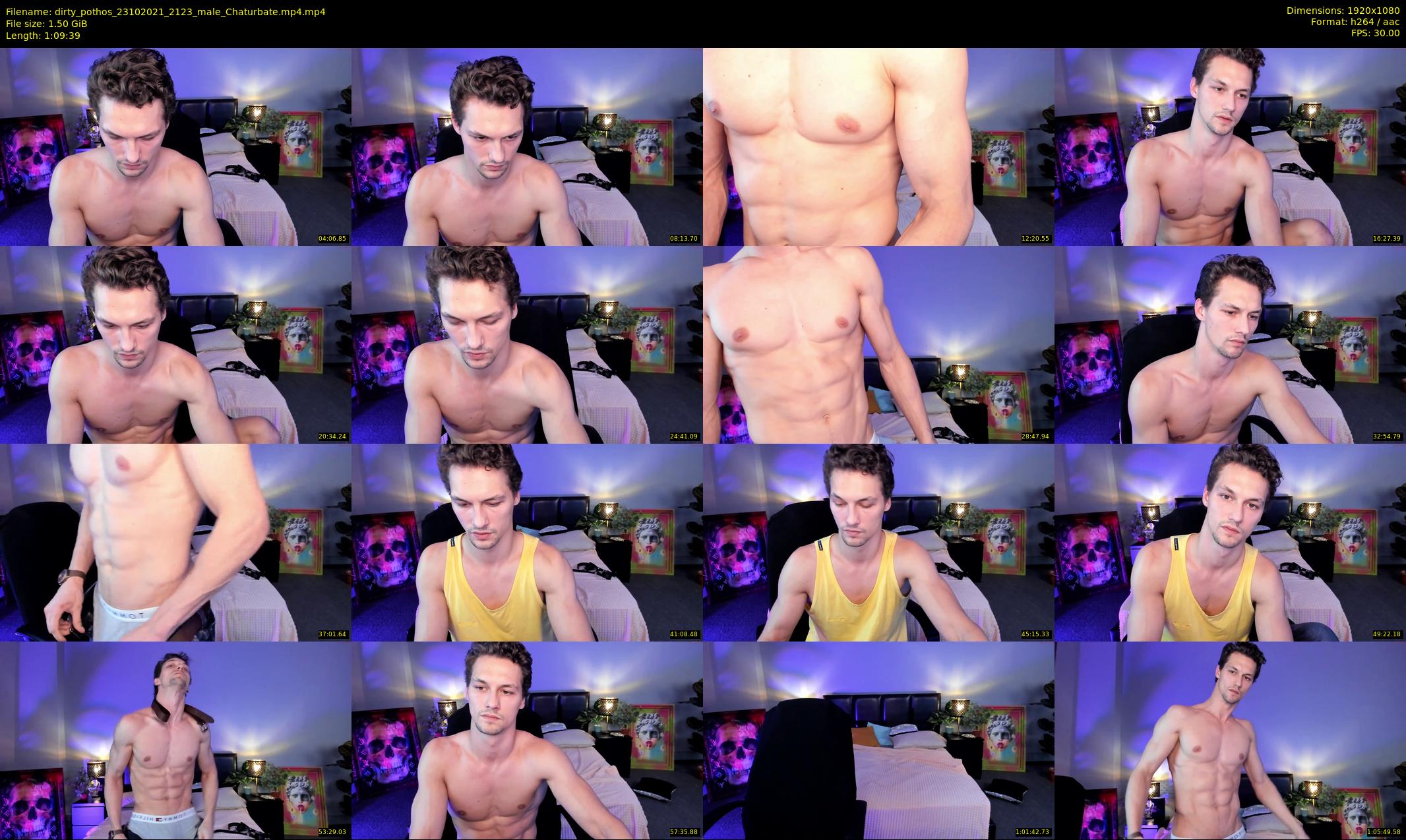 dirty_pothos — 70 minute Chaturbate male cam show recording, 1080p, Oct 23, 2021