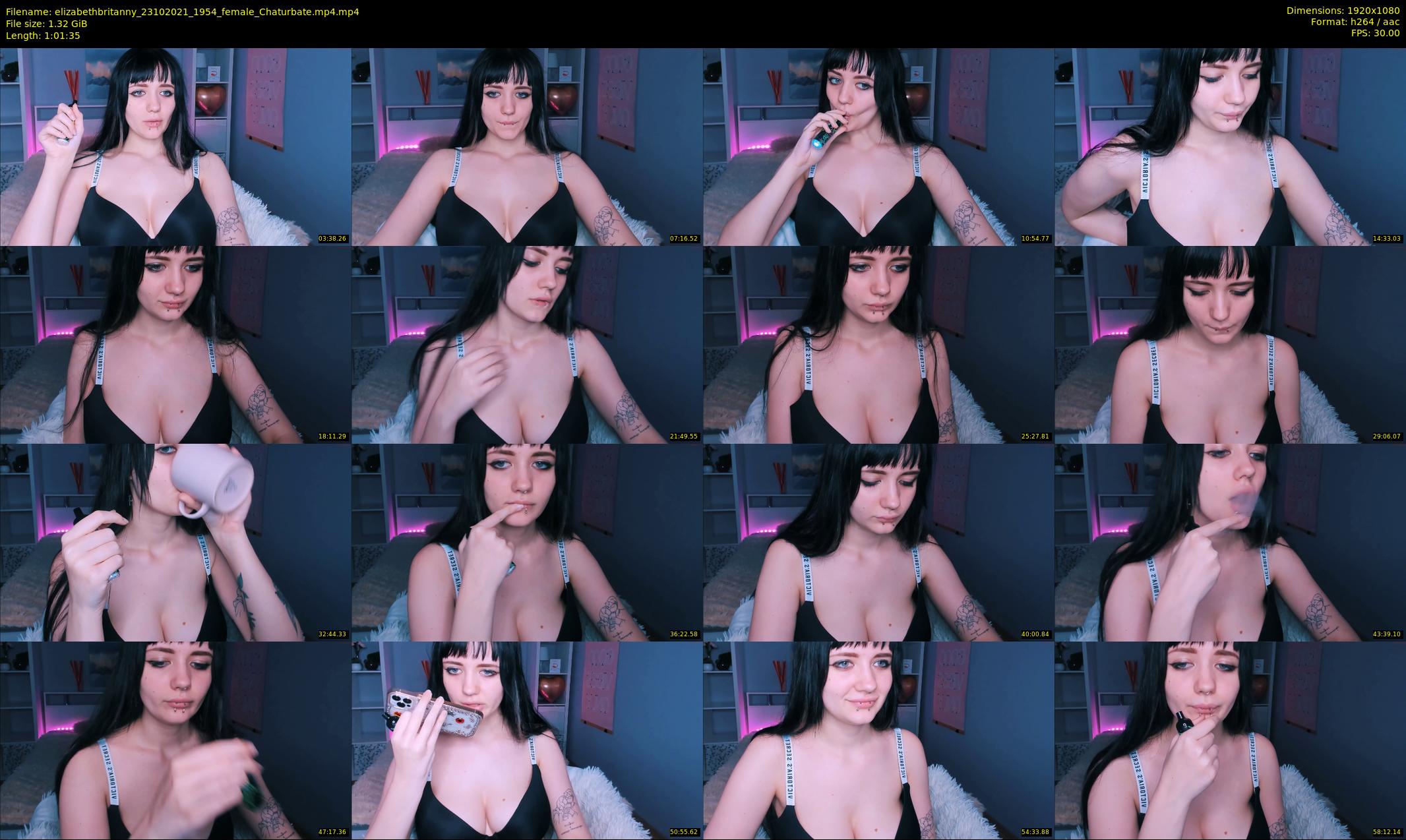 elizabethbritanny — 62 minute Chaturbate female cam show recording, 1080p, Oct 23, 2021