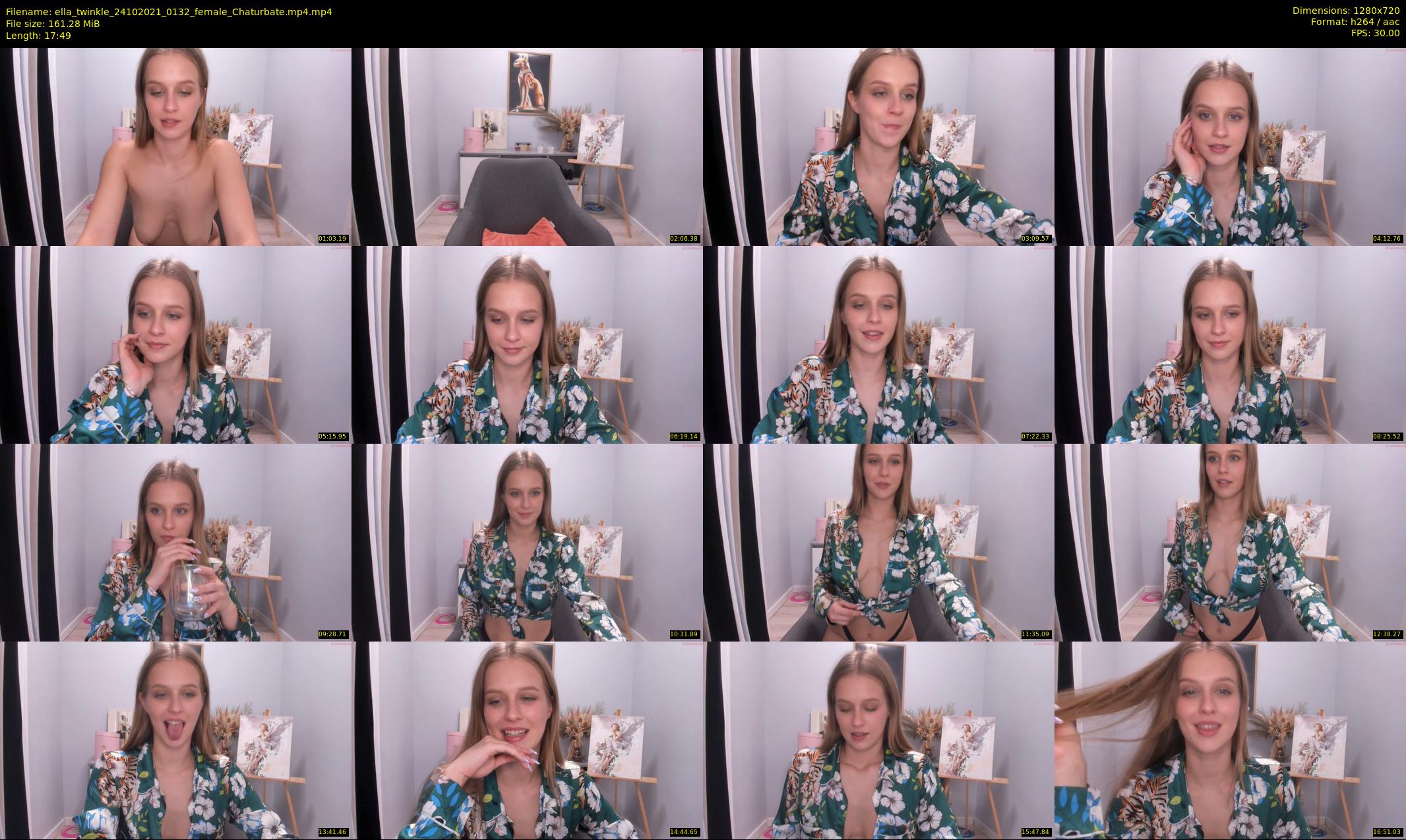 ella_twinkle — 18 minute Chaturbate female cam show recording, 720p, Oct 24, 2021
