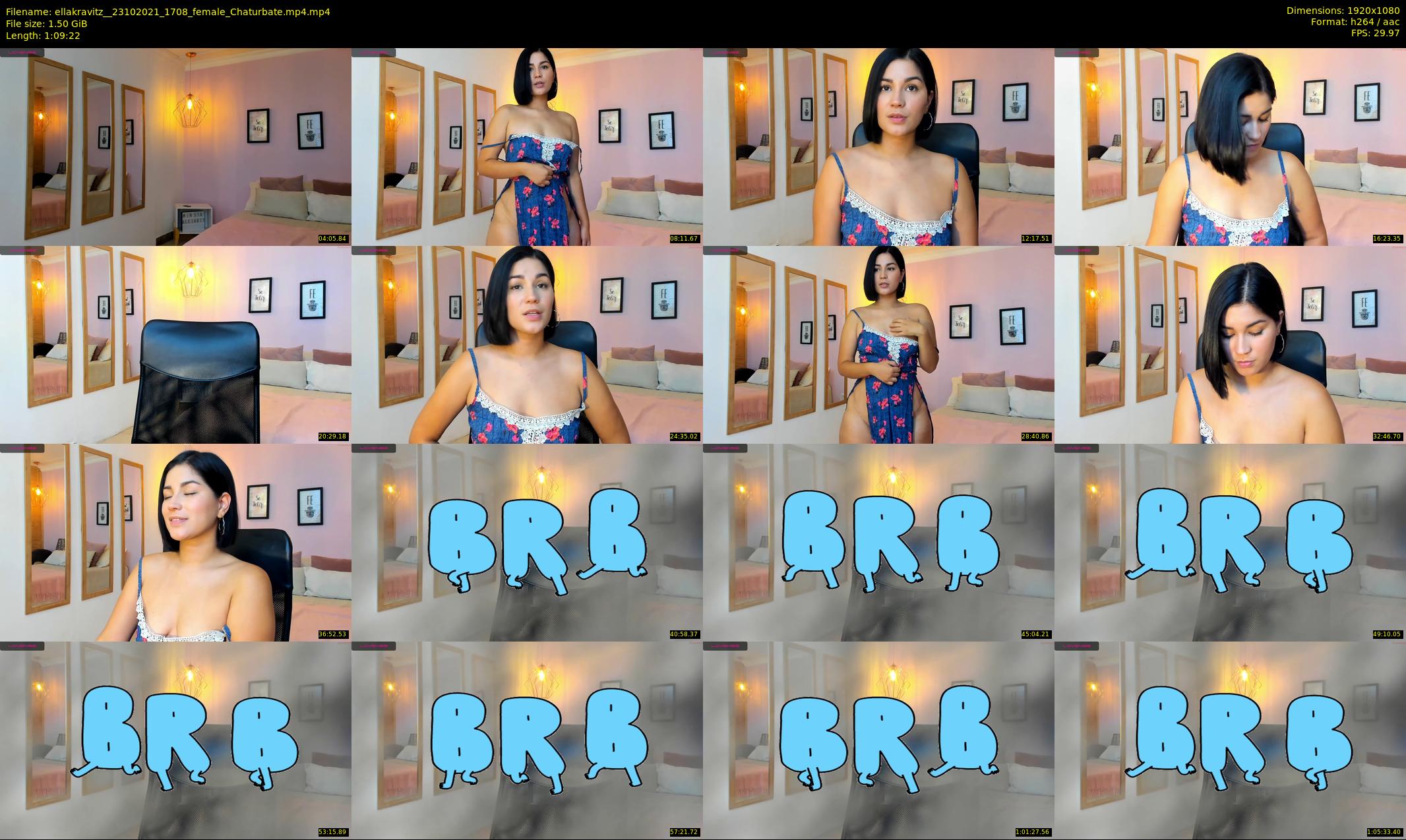 ellakravitz_ — 70 minute Chaturbate female cam show recording, 1080p, Oct 23, 2021