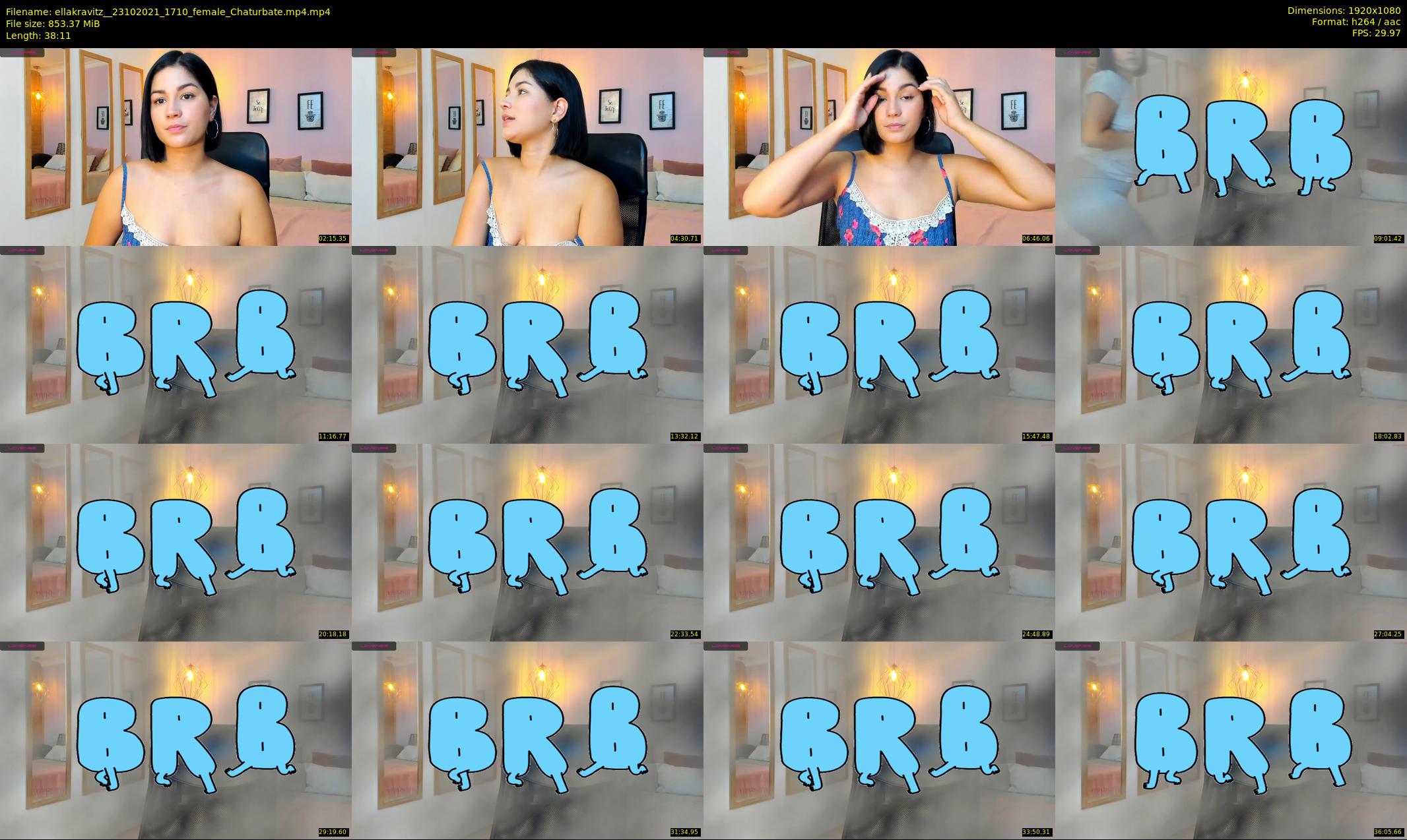 ellakravitz_ — 39 minute Chaturbate female cam show recording, 1080p, Oct 23, 2021