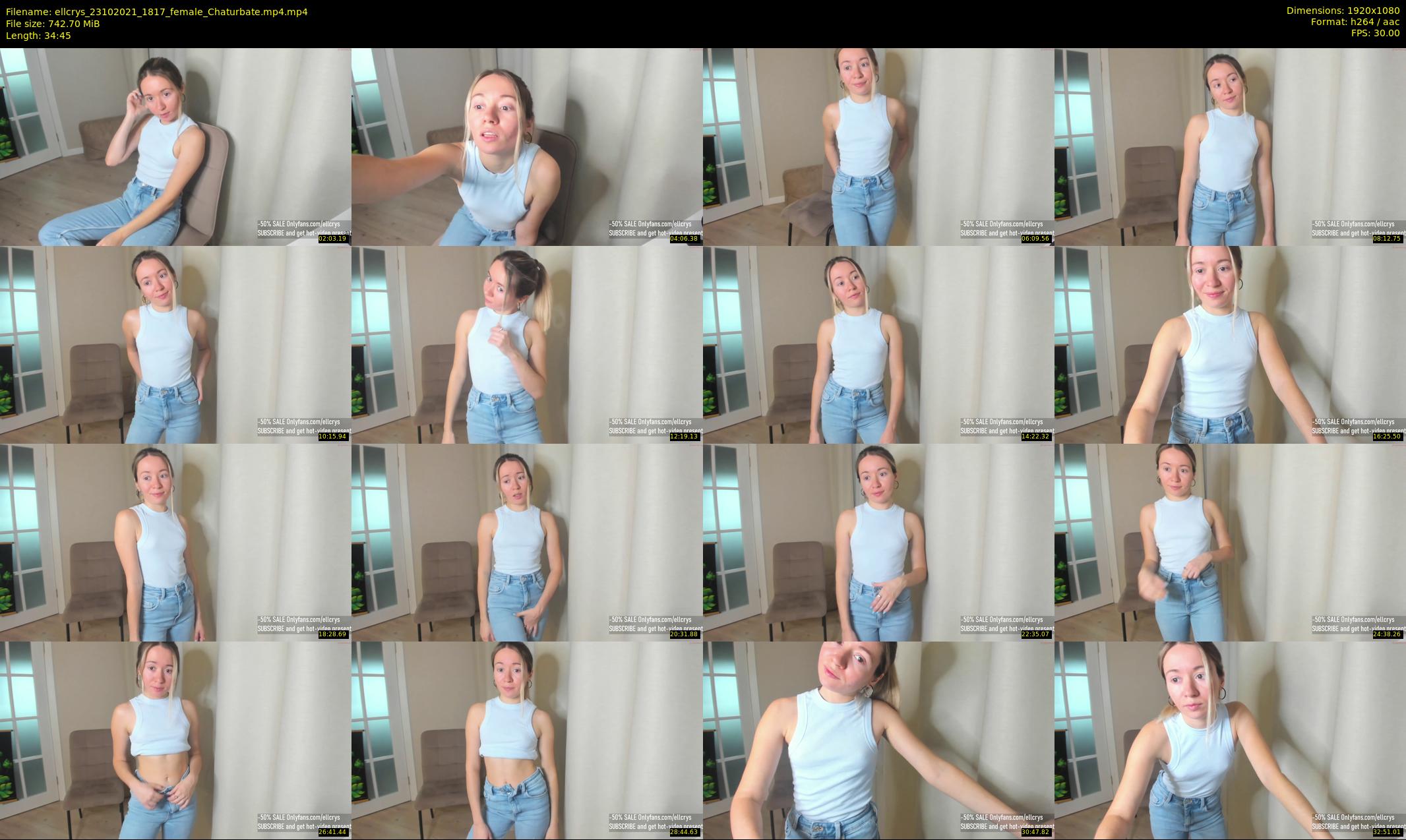 ellcrys — 35 minute Chaturbate couple cam show recording, 1080p, Oct 23, 2021