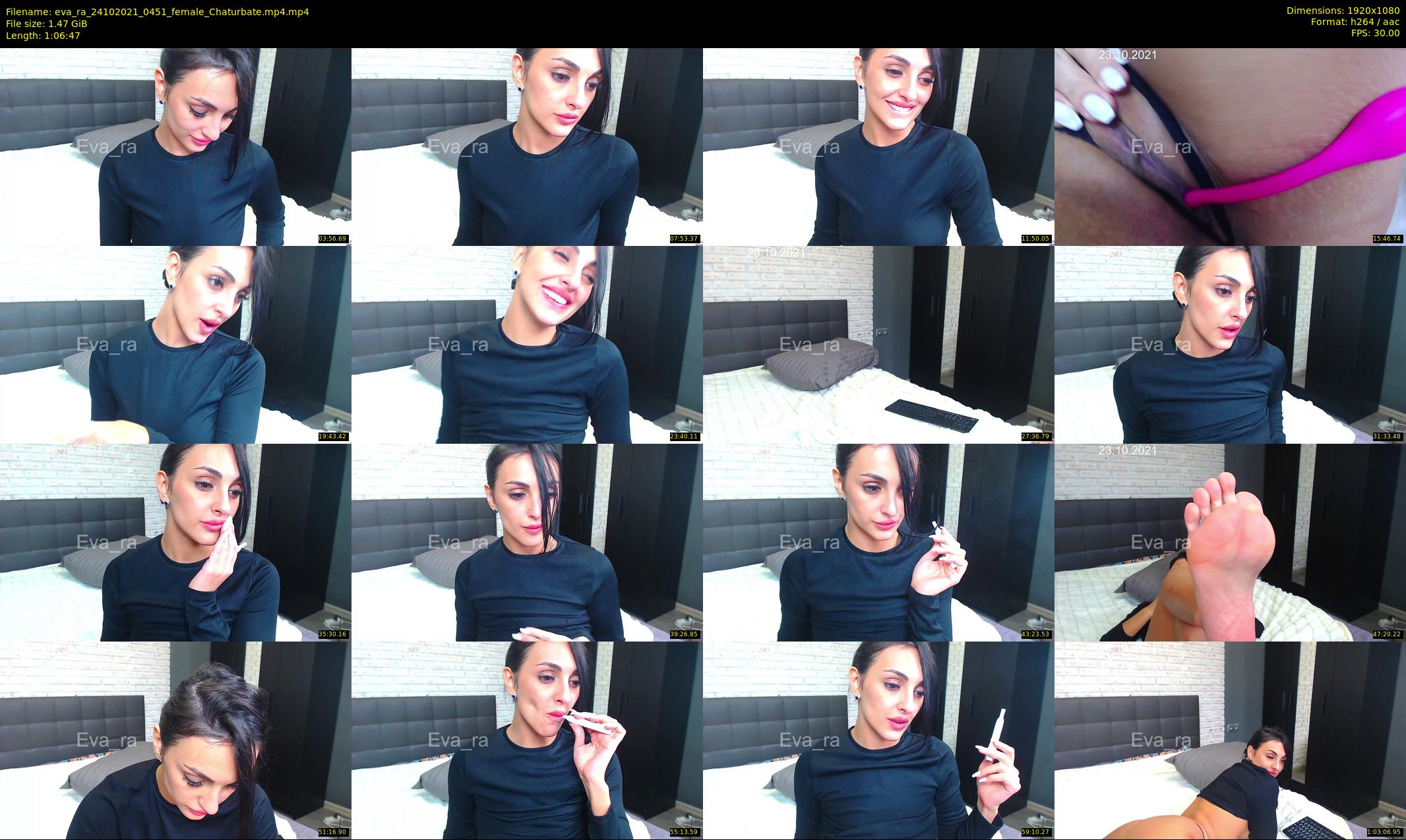 eva_ra — 67 minute Chaturbate female cam show recording, 1080p, Oct 24, 2021