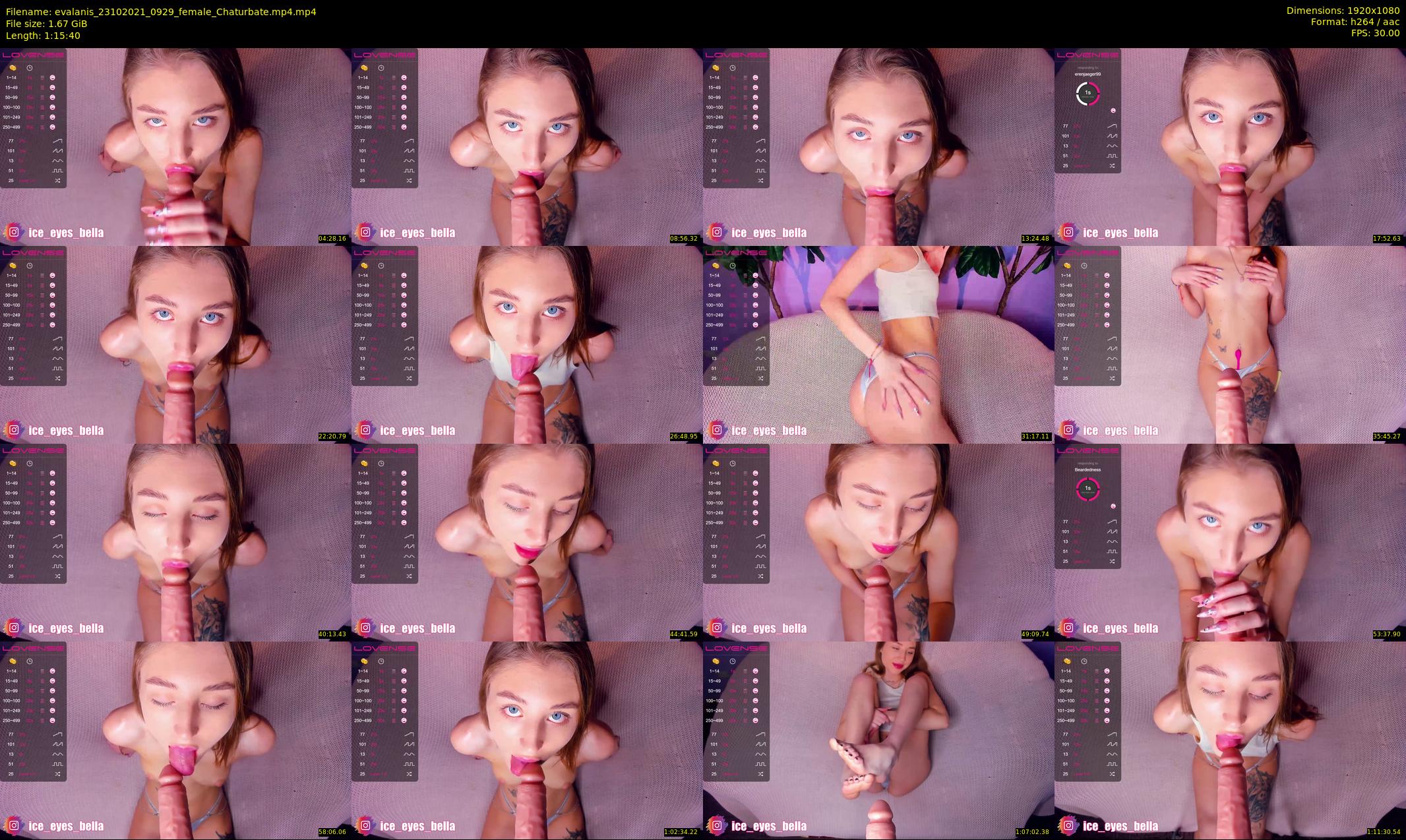 evalanis — 76 minute Chaturbate couple cam show recording, 1080p, Oct 23, 2021