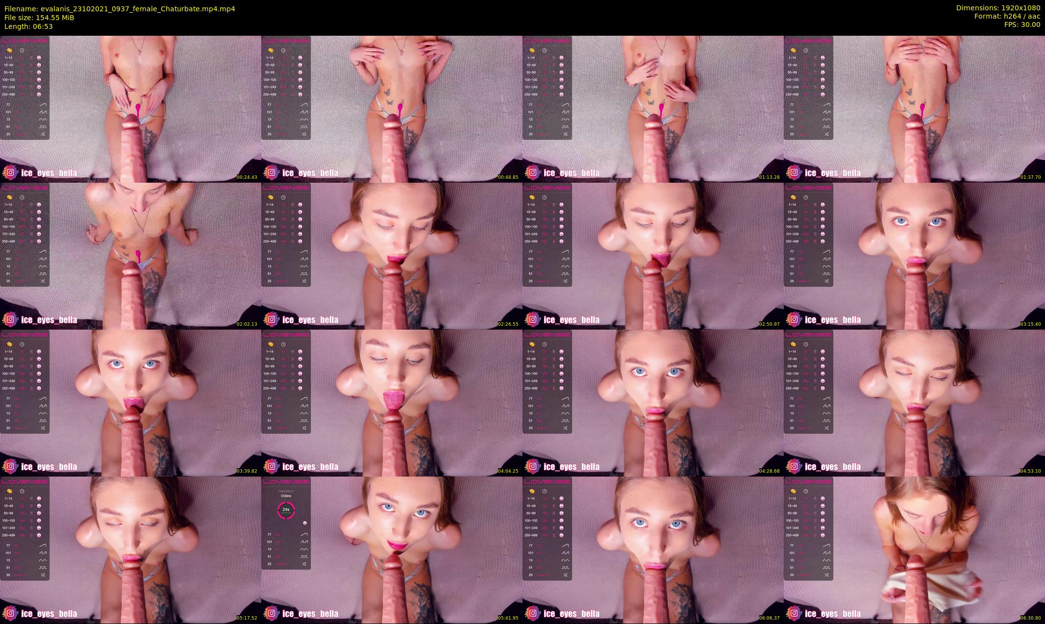 evalanis — 7 minute Chaturbate couple cam show recording, 1080p, Oct 23, 2021