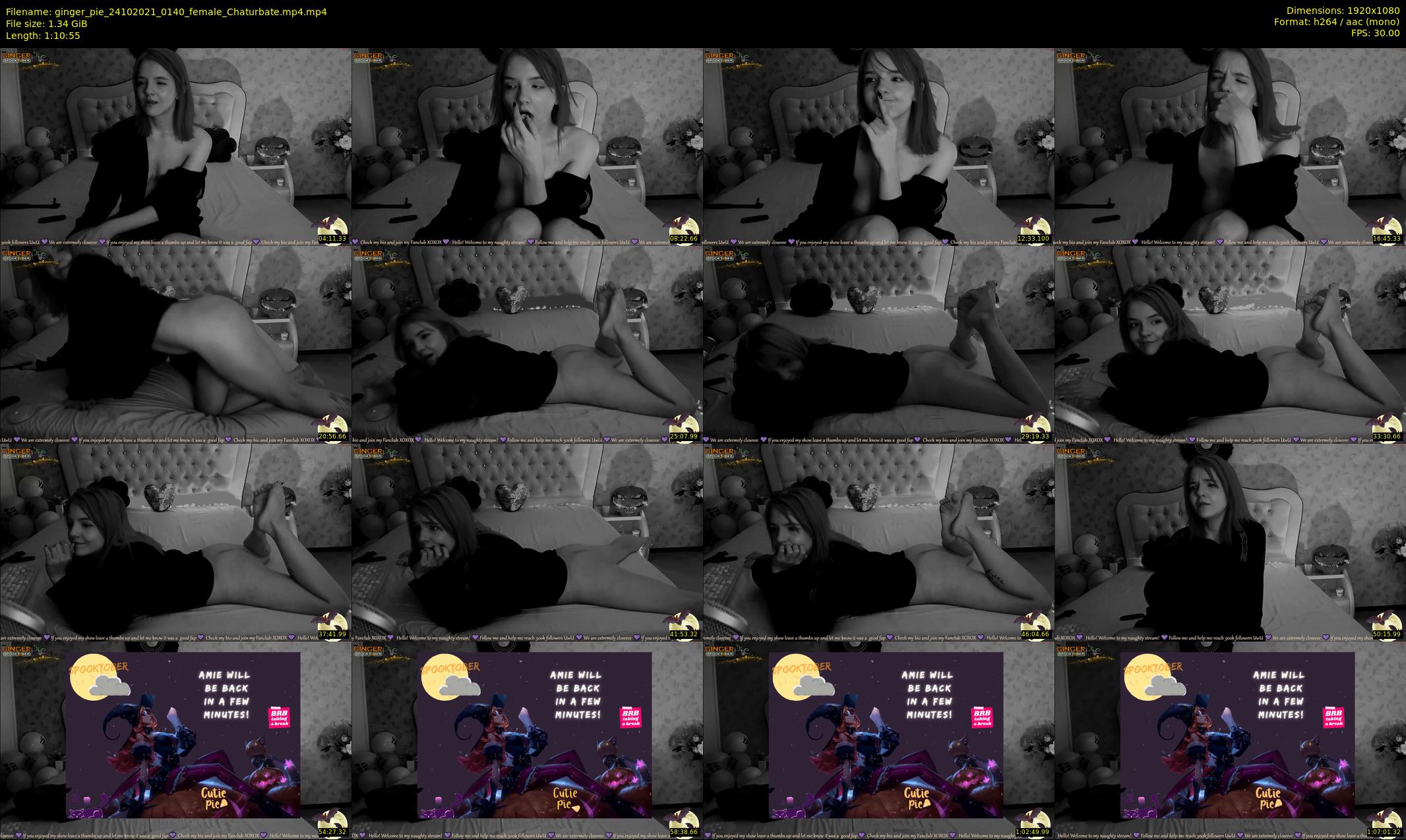 ginger_pie — 71 minute Chaturbate female cam show recording, 1080p, Oct 24, 2021