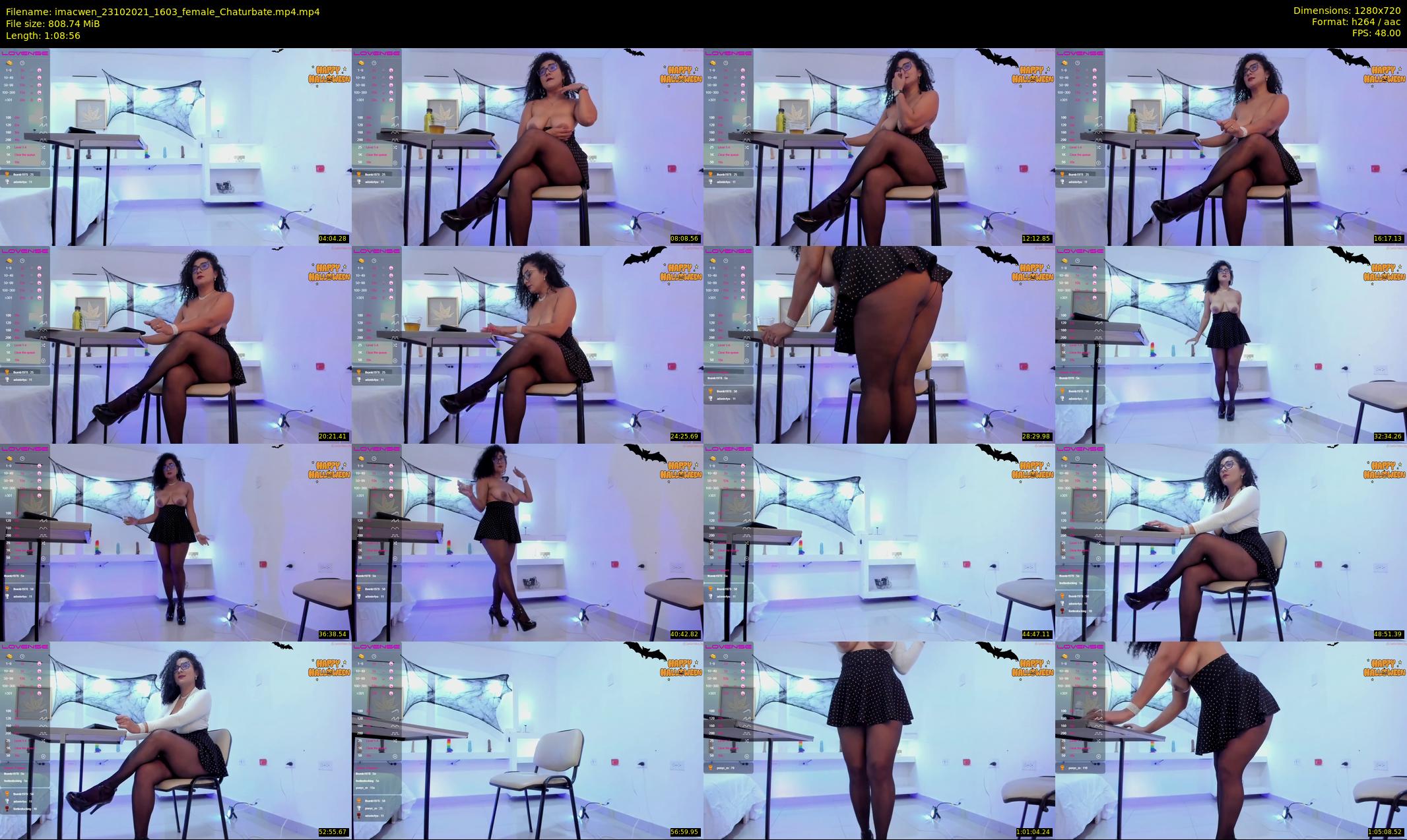 imacwen — 69 minute Chaturbate female cam show recording, 720p, Oct 23, 2021