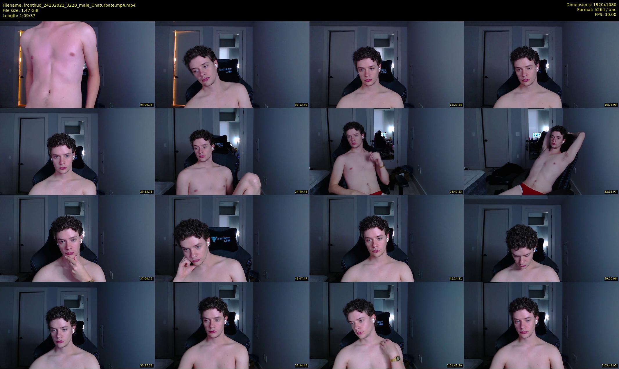 ironthud — 70 minute Chaturbate male cam show recording, 1080p, Oct 24, 2021