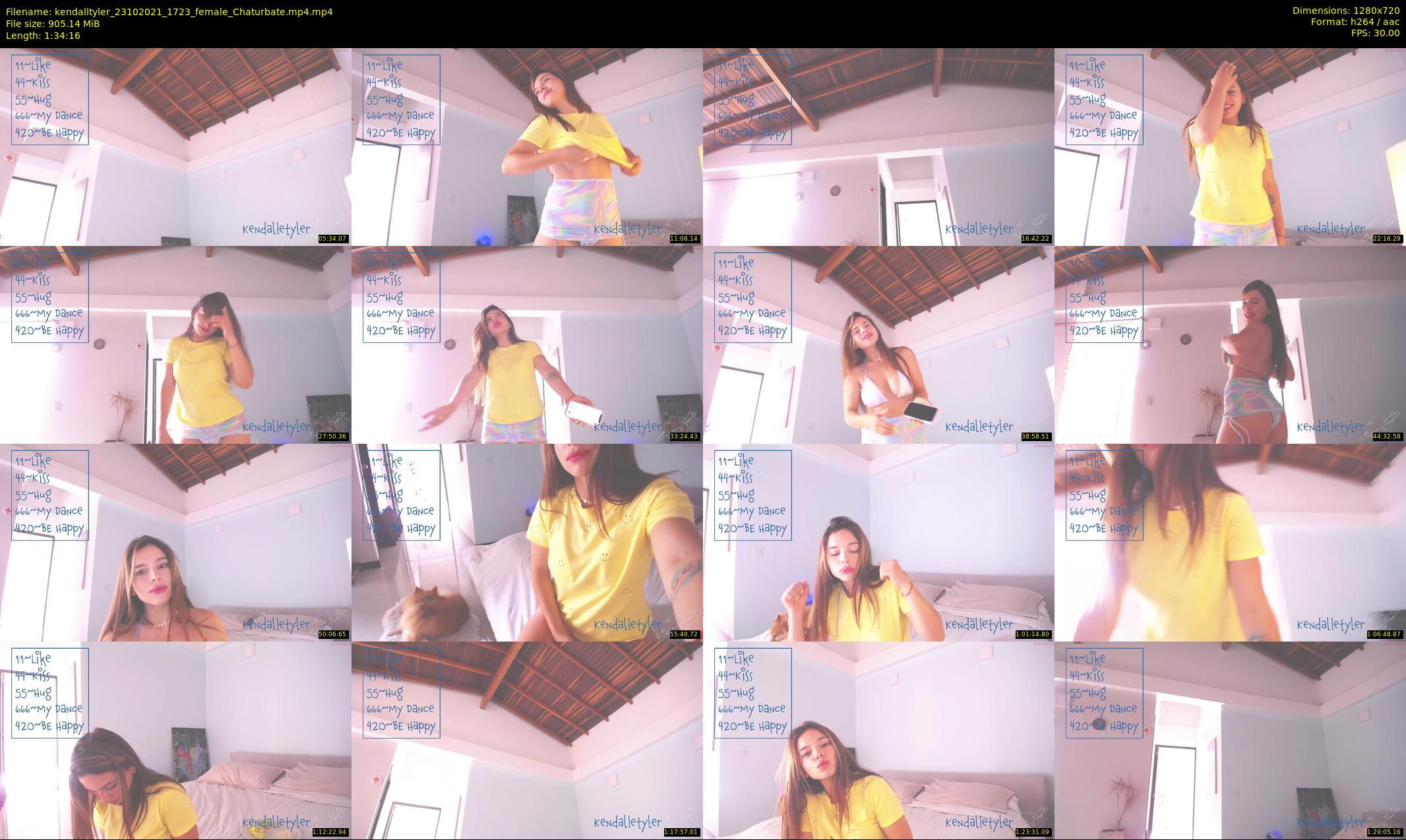 kendalltyler — 95 minute Chaturbate female cam show recording, 720p, Oct 23, 2021