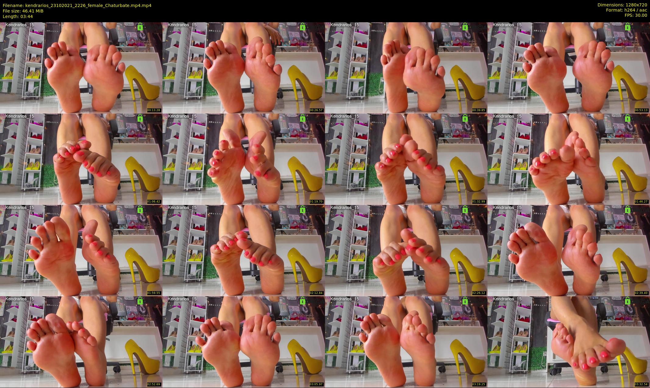 kendrarios — 4 minute Chaturbate female cam show recording, 720p, Oct 23, 2021