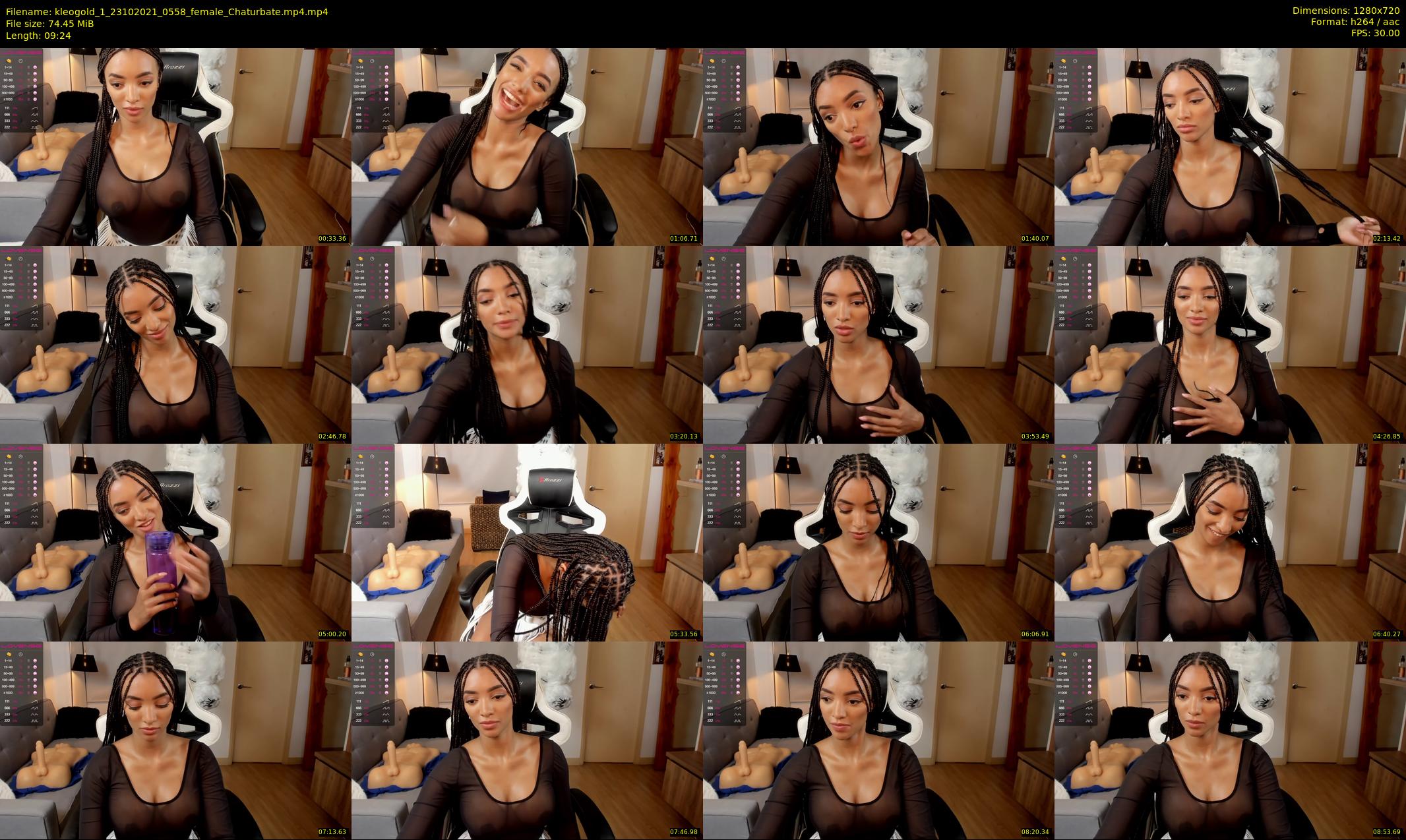kleogold_1 — 10 minute Chaturbate female cam show recording, 720p, Oct 23, 2021