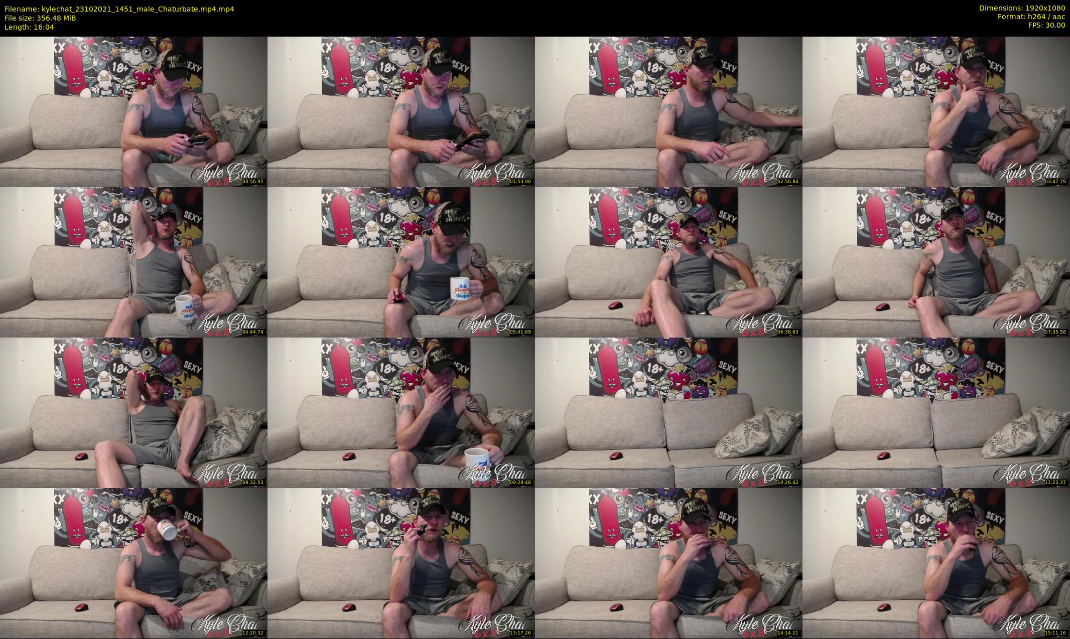 kylechat — 17 minute Chaturbate male cam show recording, 1080p, Oct 23, 2021