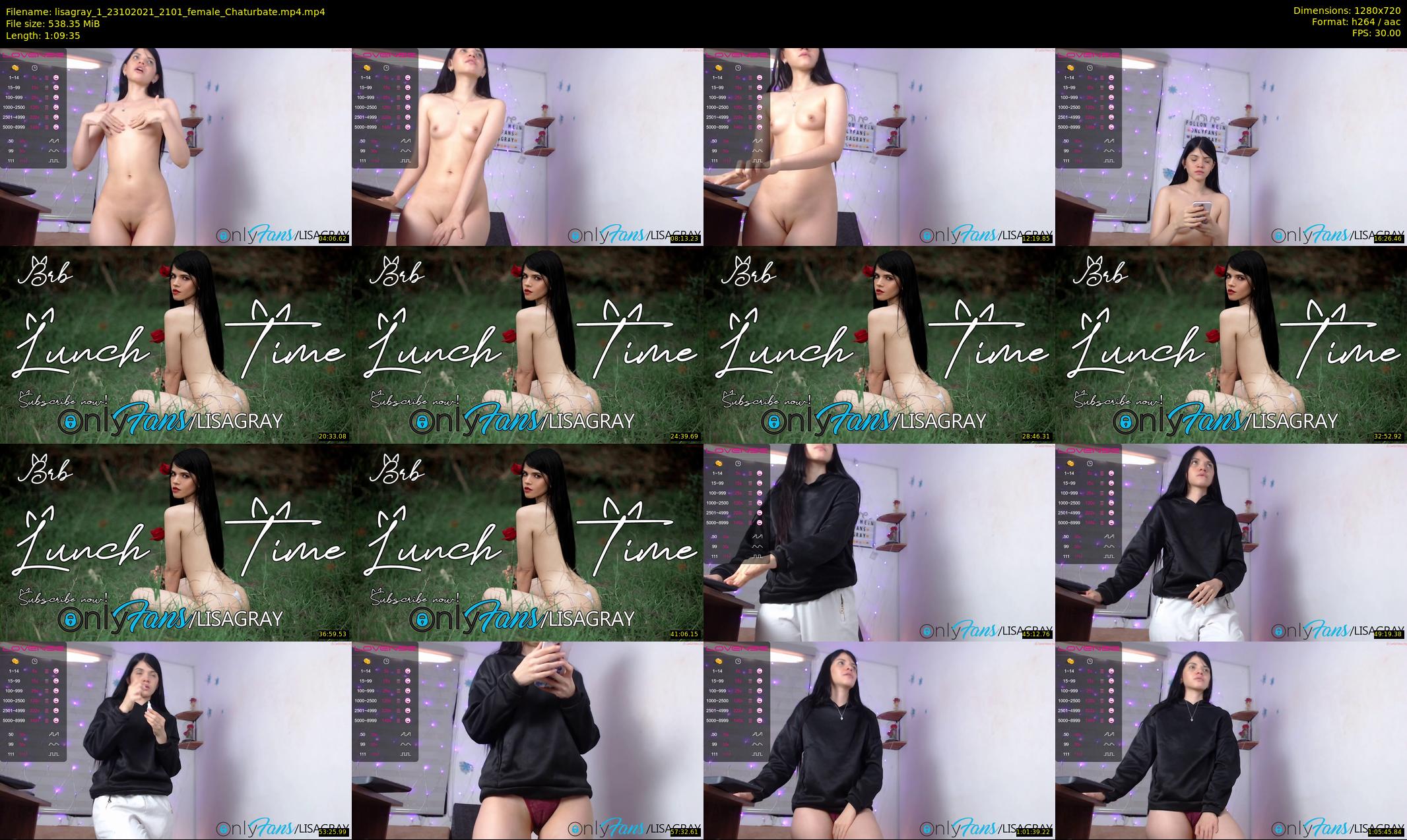 lisagray_1 — 70 minute Chaturbate female cam show recording, 720p, Oct 23, 2021