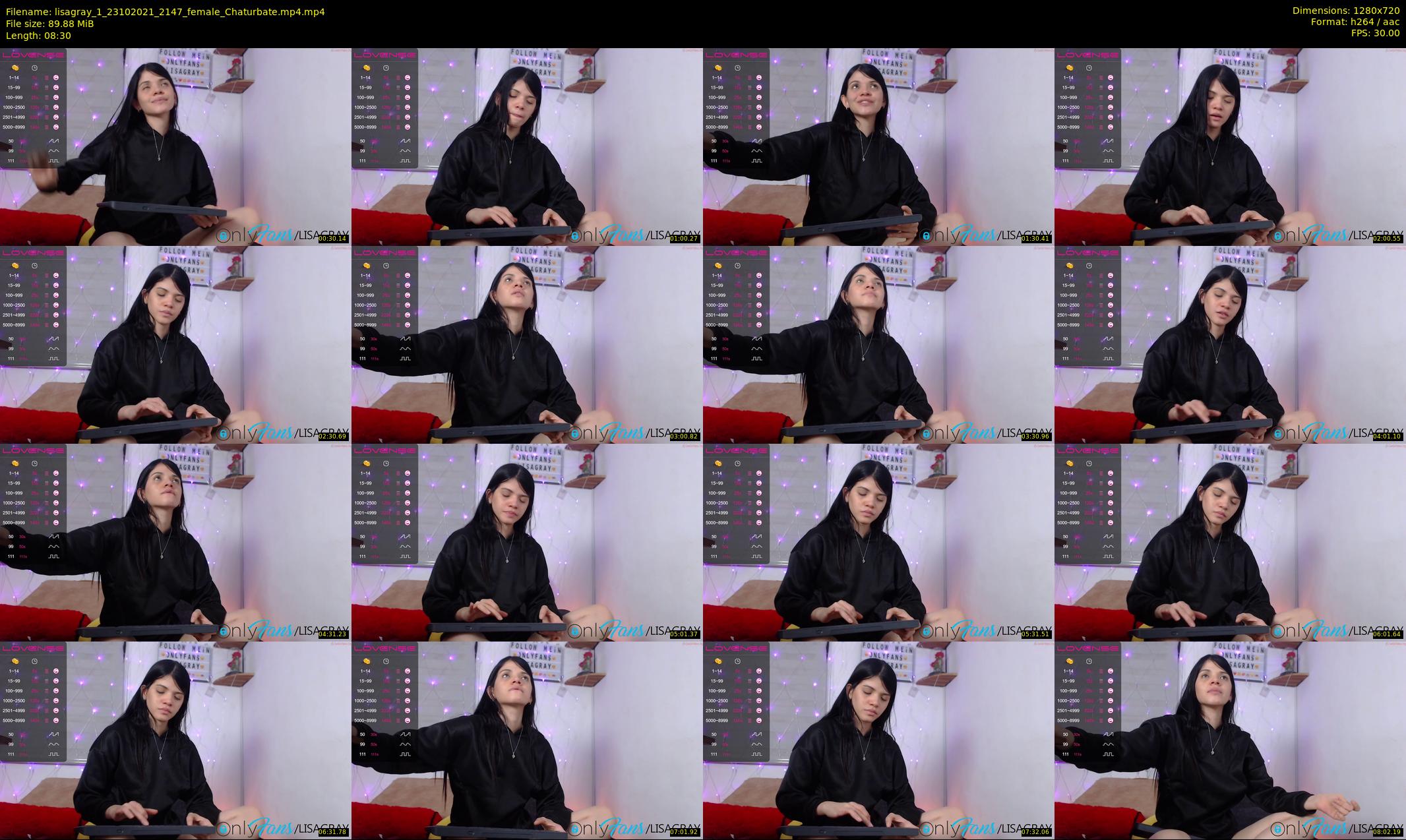 lisagray_1 — 9 minute Chaturbate female cam show recording, 720p, Oct 23, 2021
