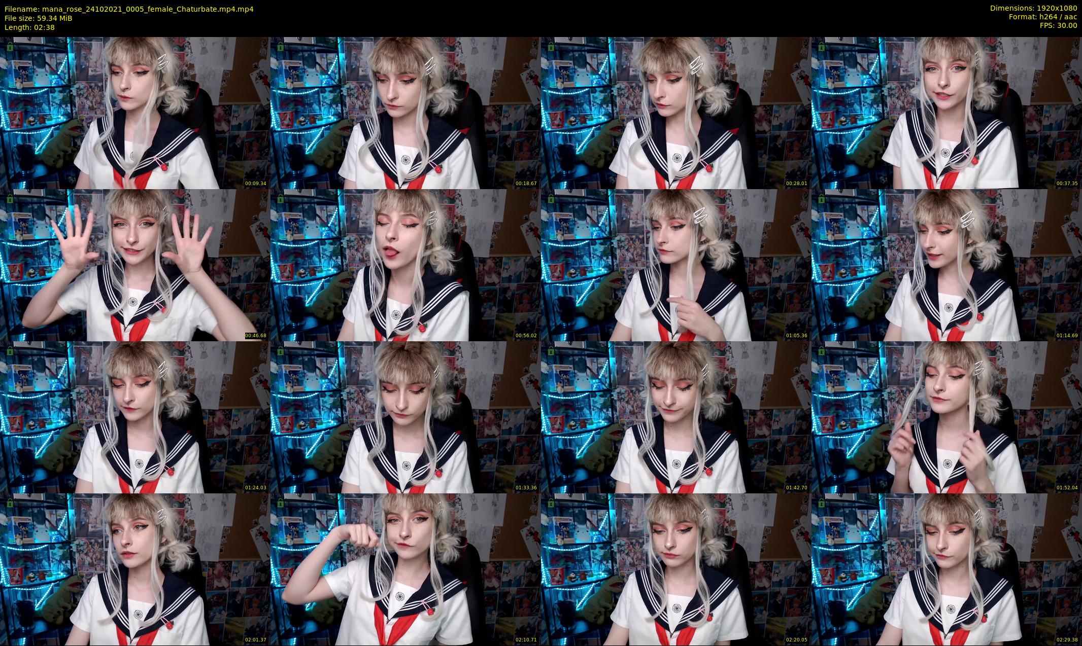 mana_rose — 3 minute Chaturbate female cam show recording, 1080p, Oct 24, 2021