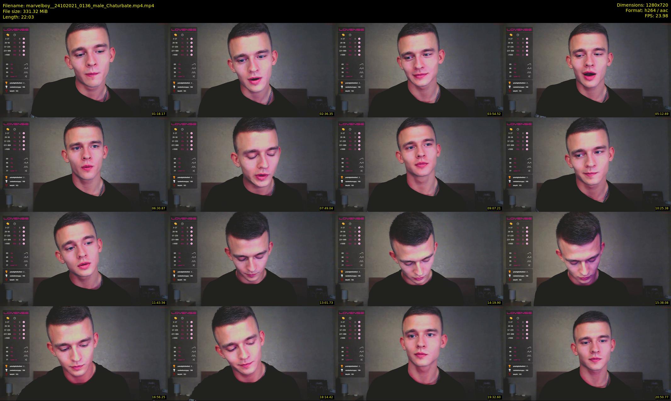 marvelboy_ — 23 minute Chaturbate male cam show recording, 720p, Oct 24, 2021