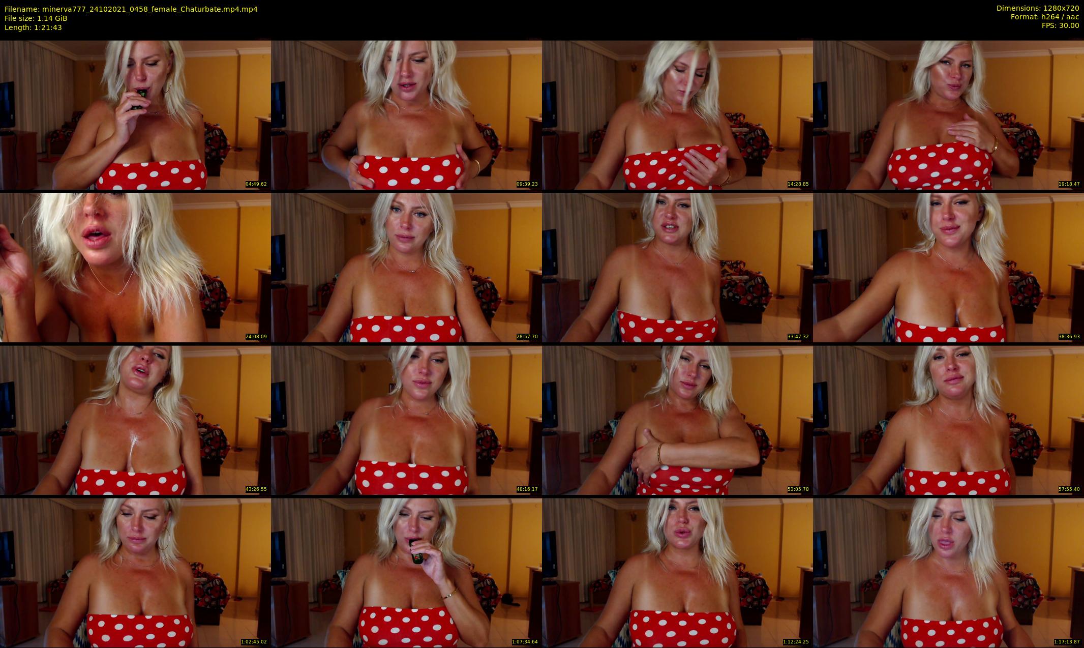 minerva777 — 82 minute Chaturbate female cam show recording, 720p, Oct 24, 2021