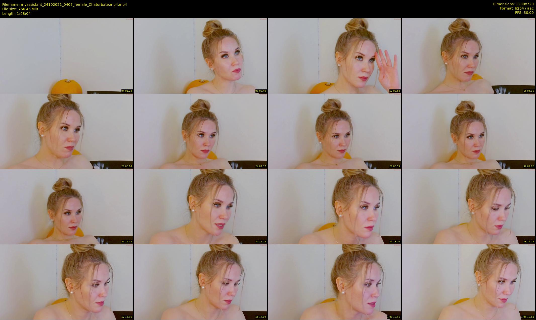 myassistant — 69 minute Chaturbate female cam show recording, 720p, Oct 24, 2021