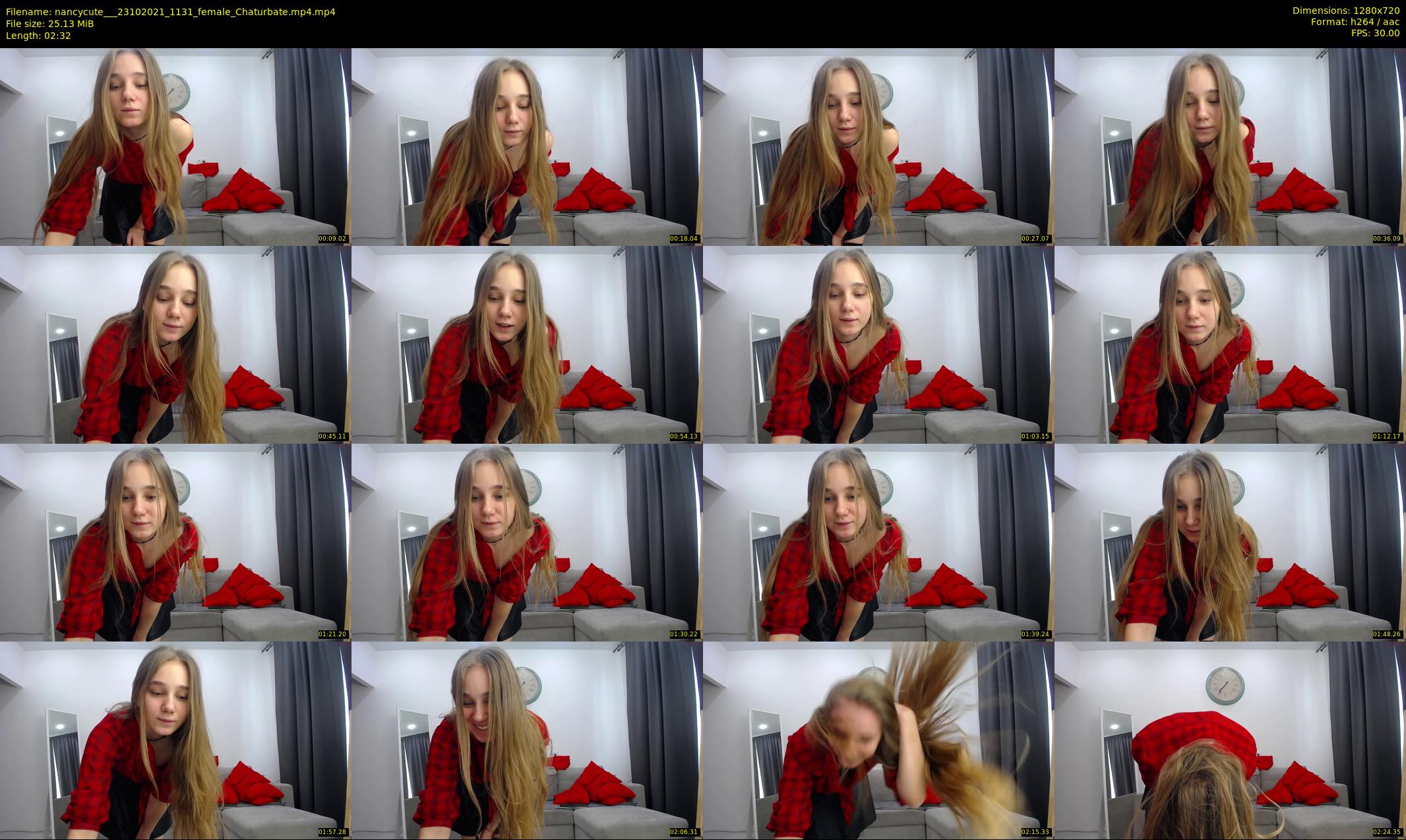 nancycute__ — 3 minute Chaturbate female cam show recording, 720p, Oct 23, 2021