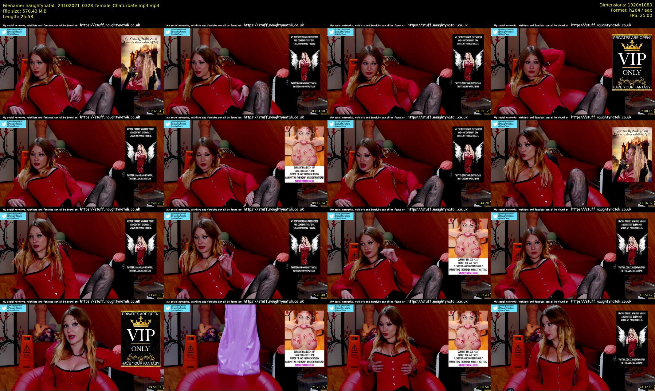 naughtynatali — 26 minute Chaturbate female cam show recording, 1080p, Oct 24, 2021