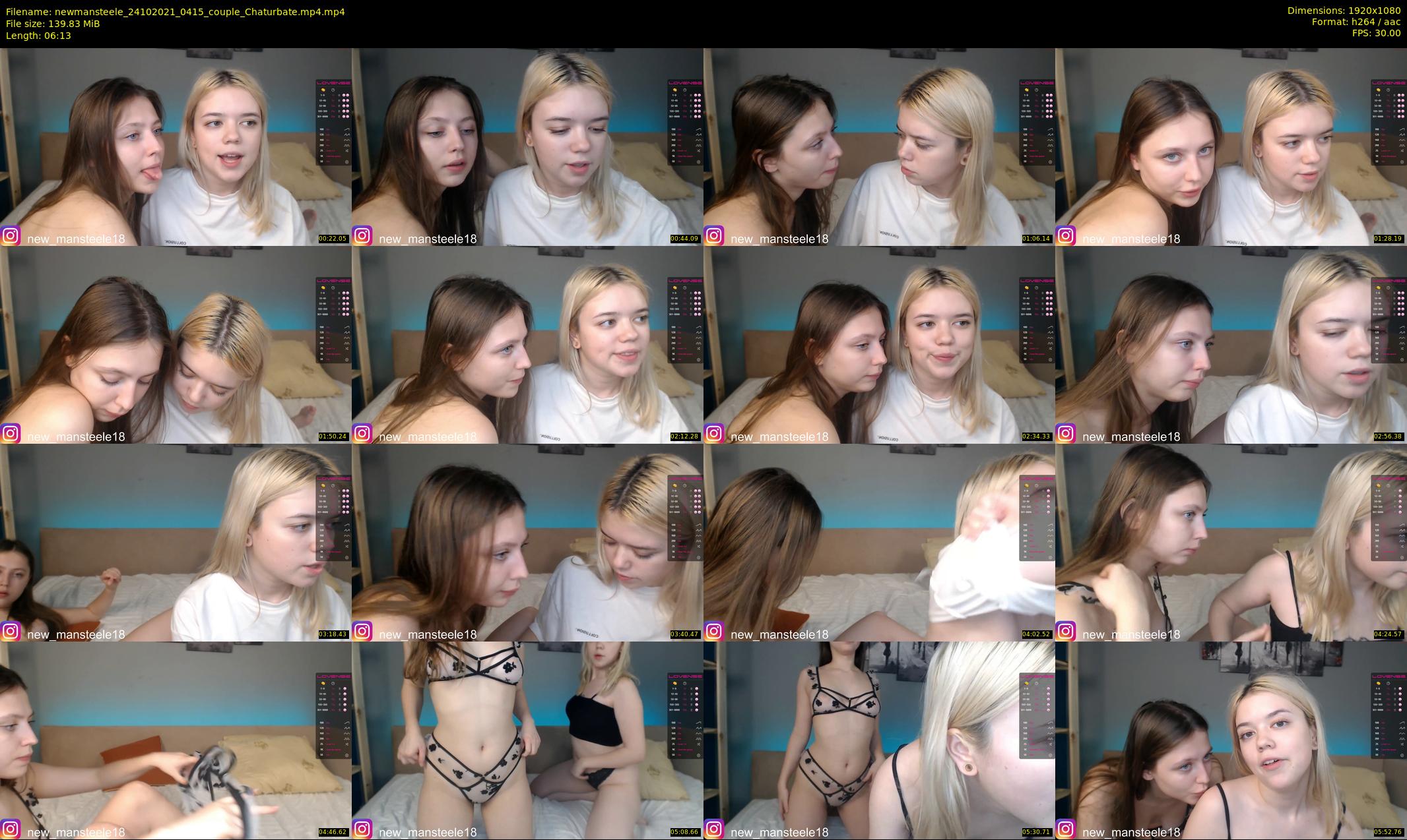 newmansteele — 7 minute Chaturbate couple cam show recording, 1080p, Oct 24, 2021