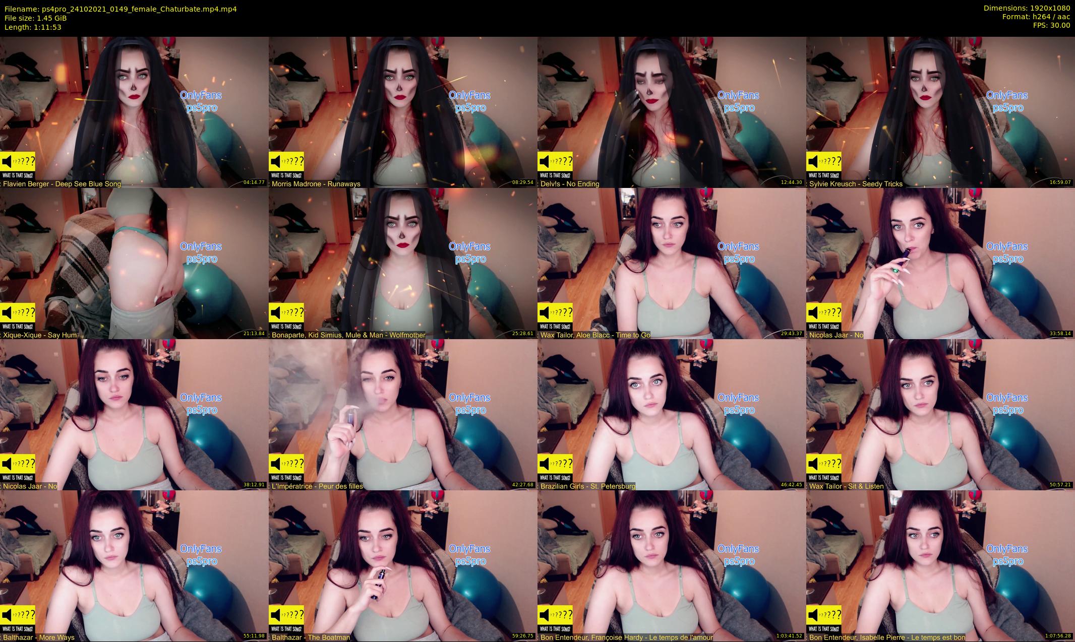 ps4pro — 72 minute Chaturbate female cam show recording, 1080p, Oct 24, 2021
