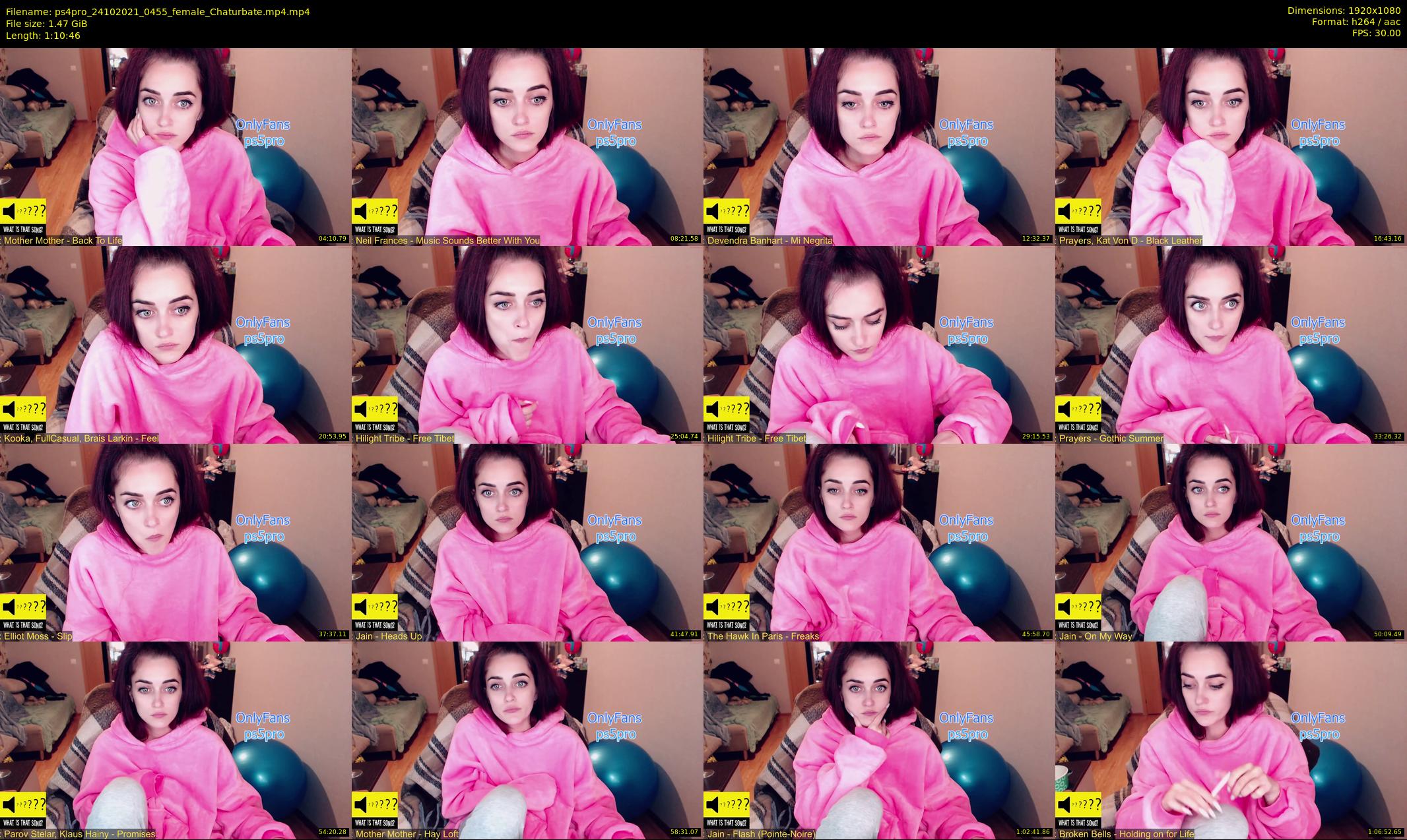 ps4pro — 71 minute Chaturbate female cam show recording, 1080p, Oct 24, 2021