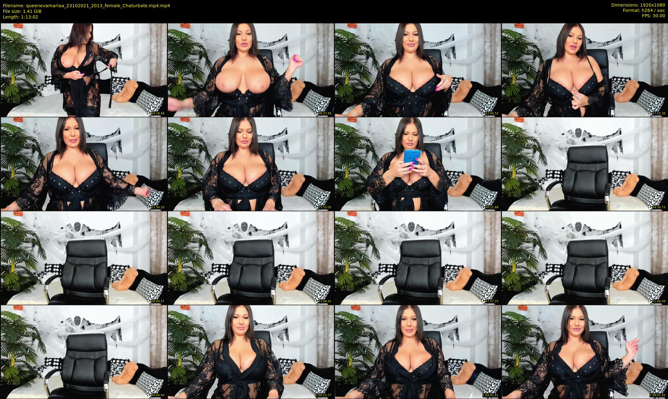 queenevamariaa — 74 minute Chaturbate female cam show recording, 1080p, Oct 23, 2021