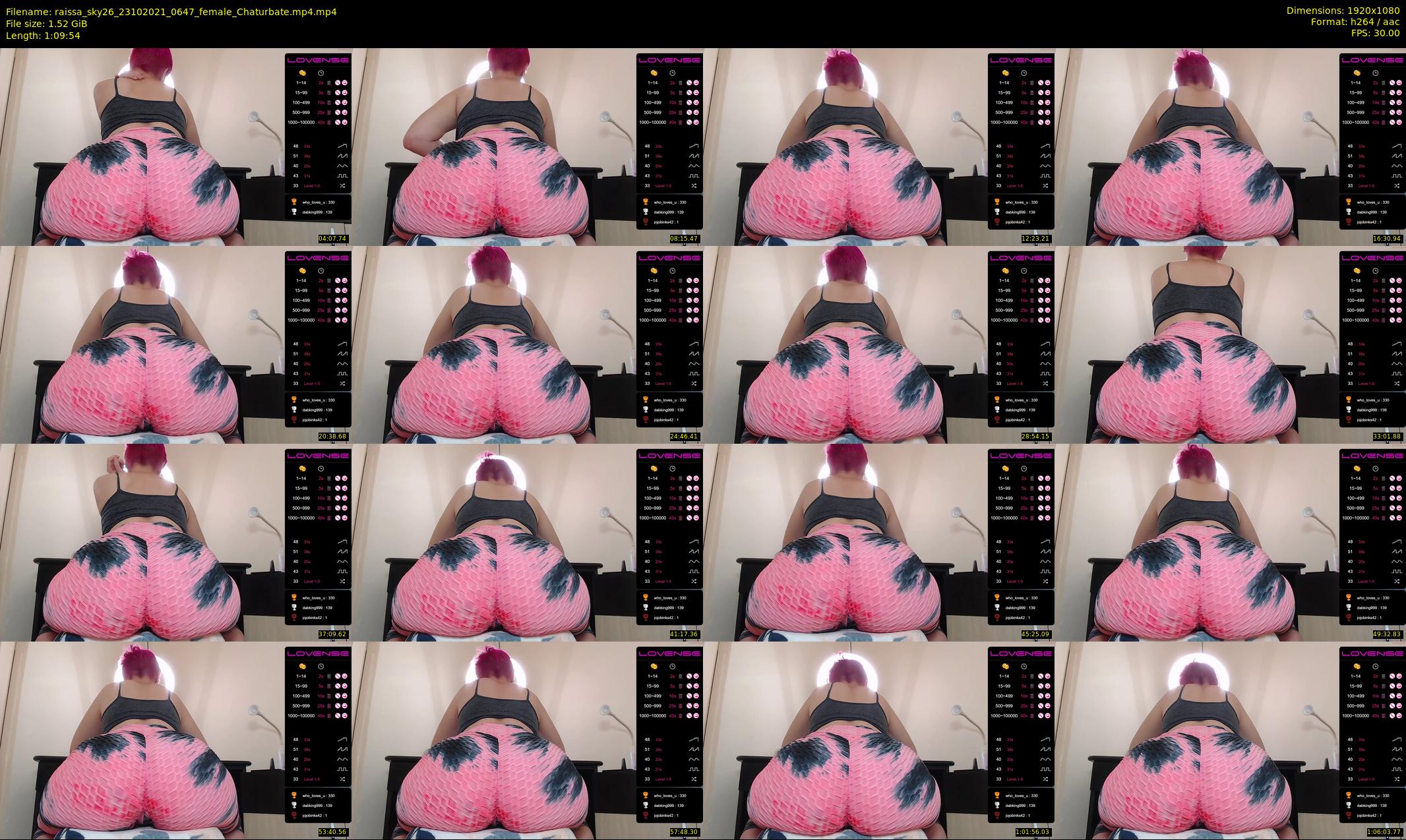 raissa_sky26 — 70 minute Chaturbate female cam show recording, 1080p, Oct 23, 2021