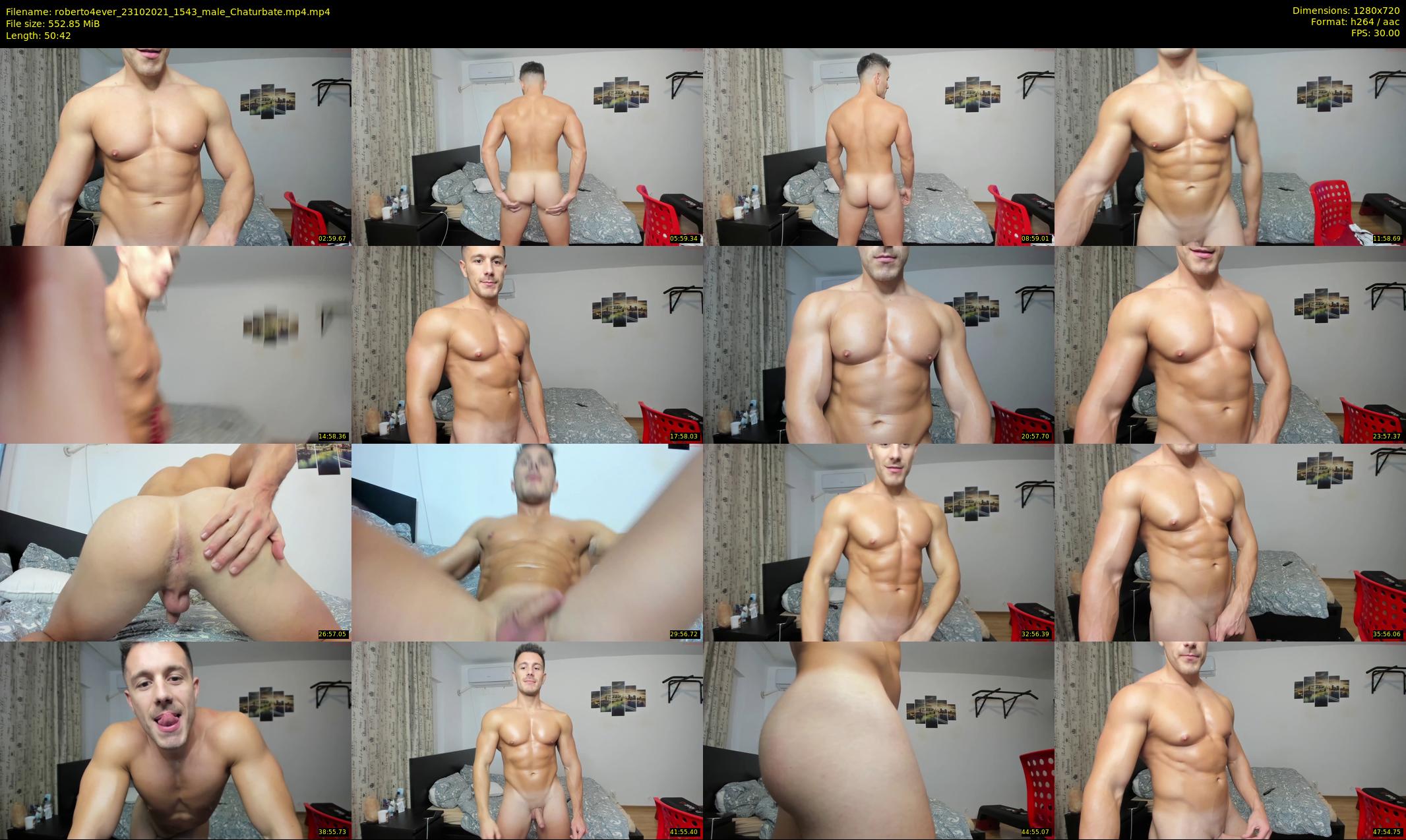 roberto4ever — 51 minute Chaturbate male cam show recording, 720p, Oct 23, 2021