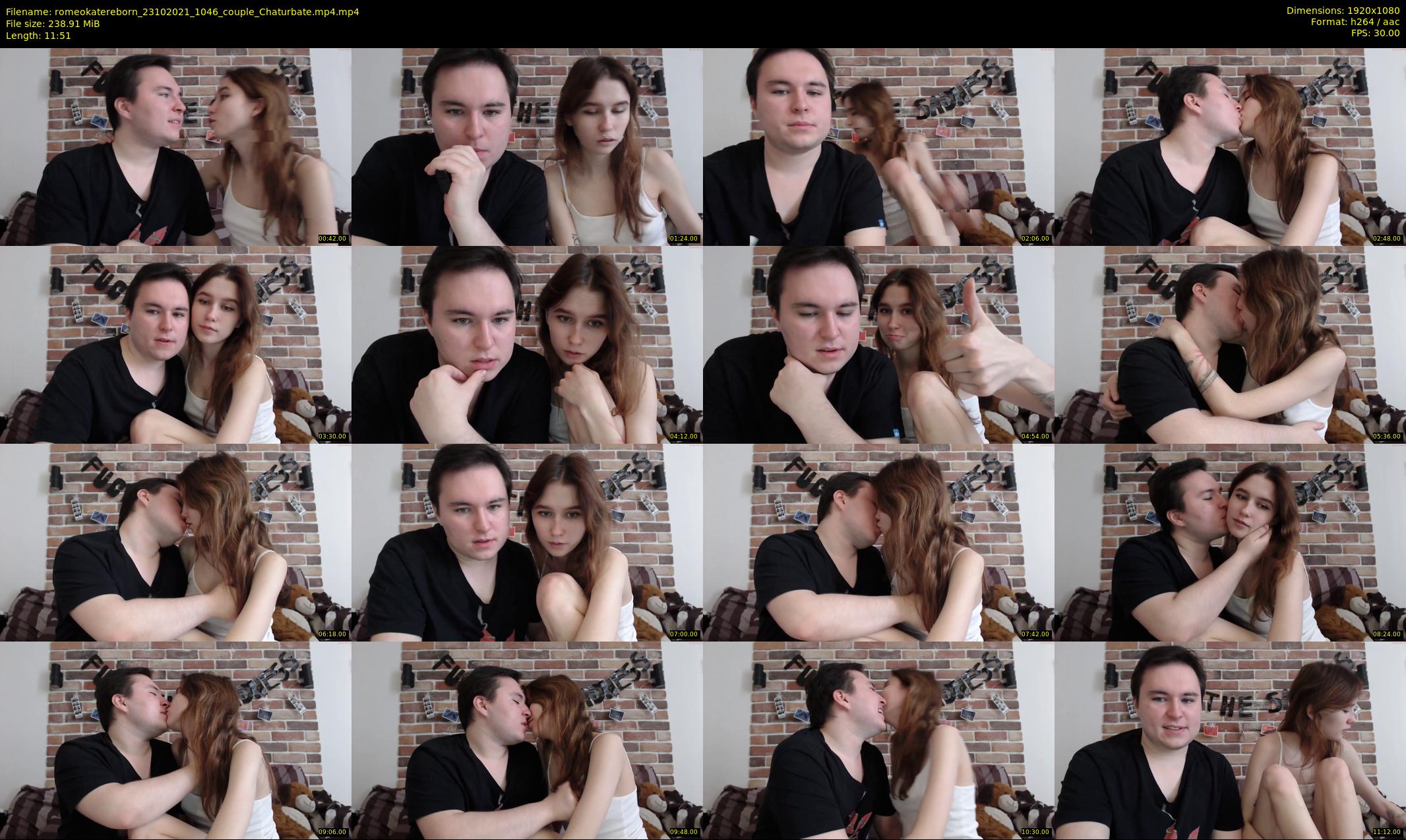 romeokatereborn — 12 minute Chaturbate couple cam show recording, 1080p, Oct 23, 2021