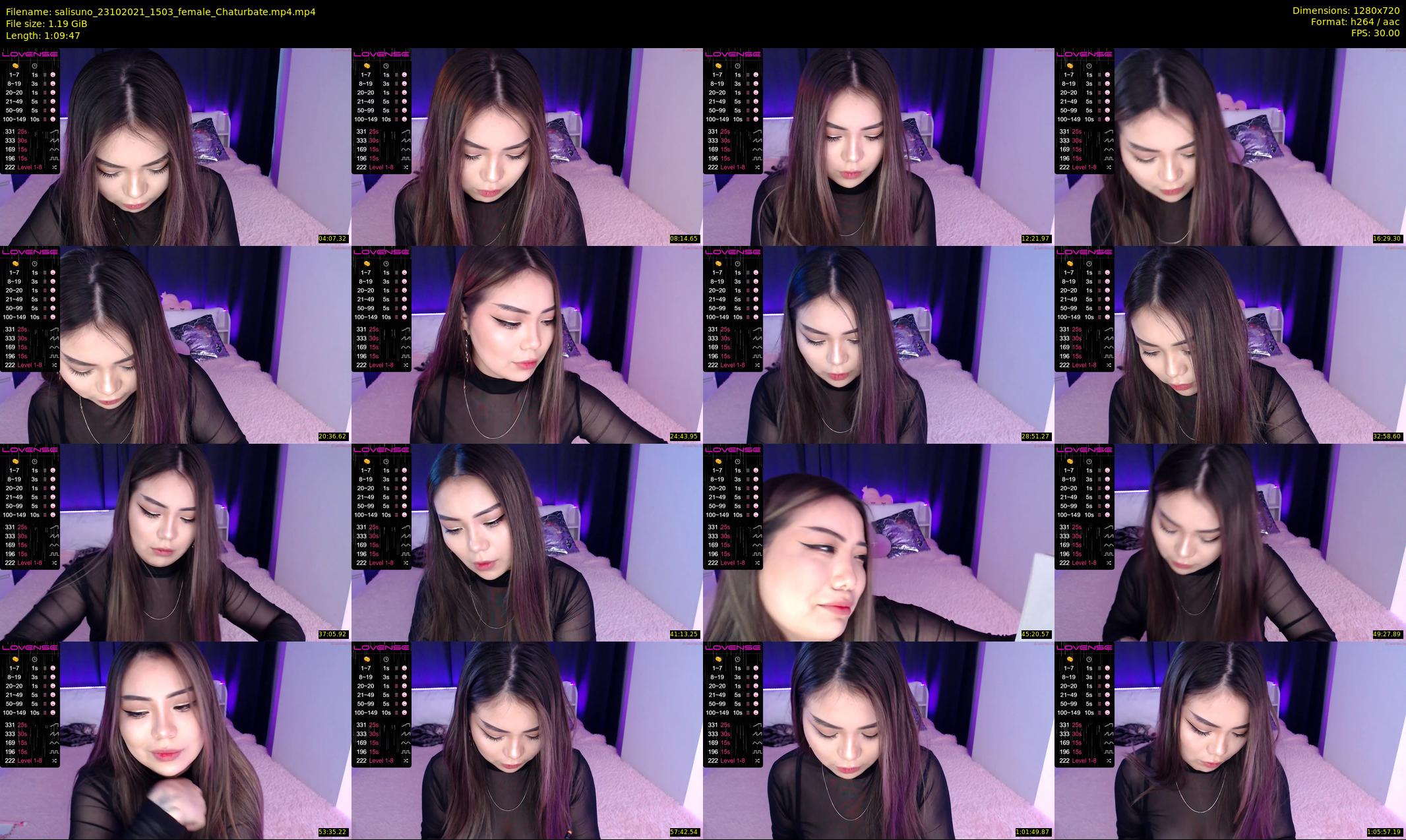 salisuno — 70 minute Chaturbate female cam show recording, 720p, Oct 23, 2021