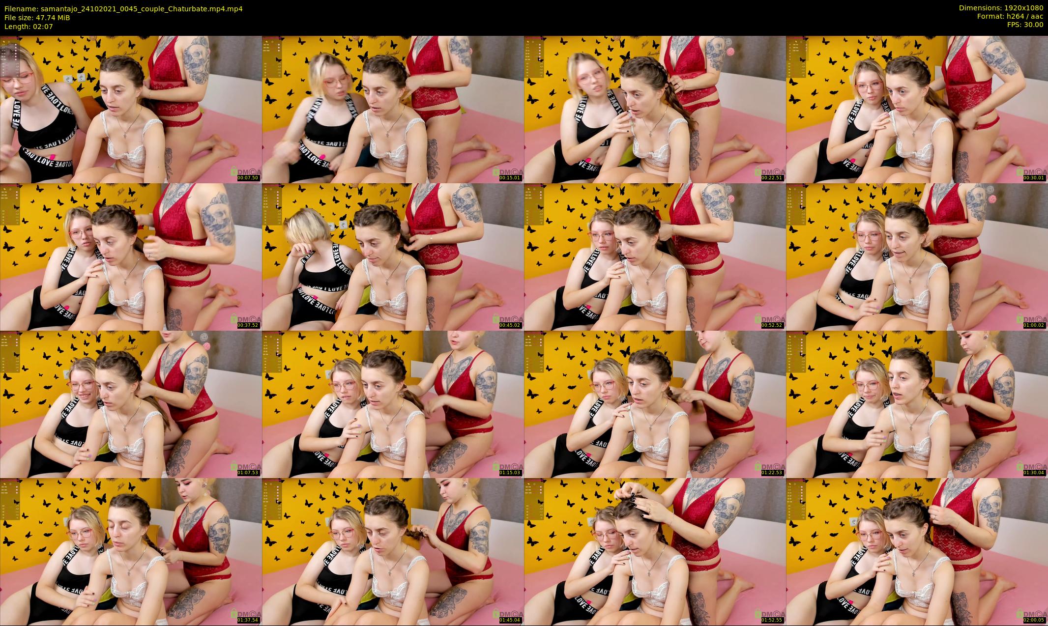 samantajo — 3 minute Chaturbate female cam show recording, 1080p, Oct 24, 2021