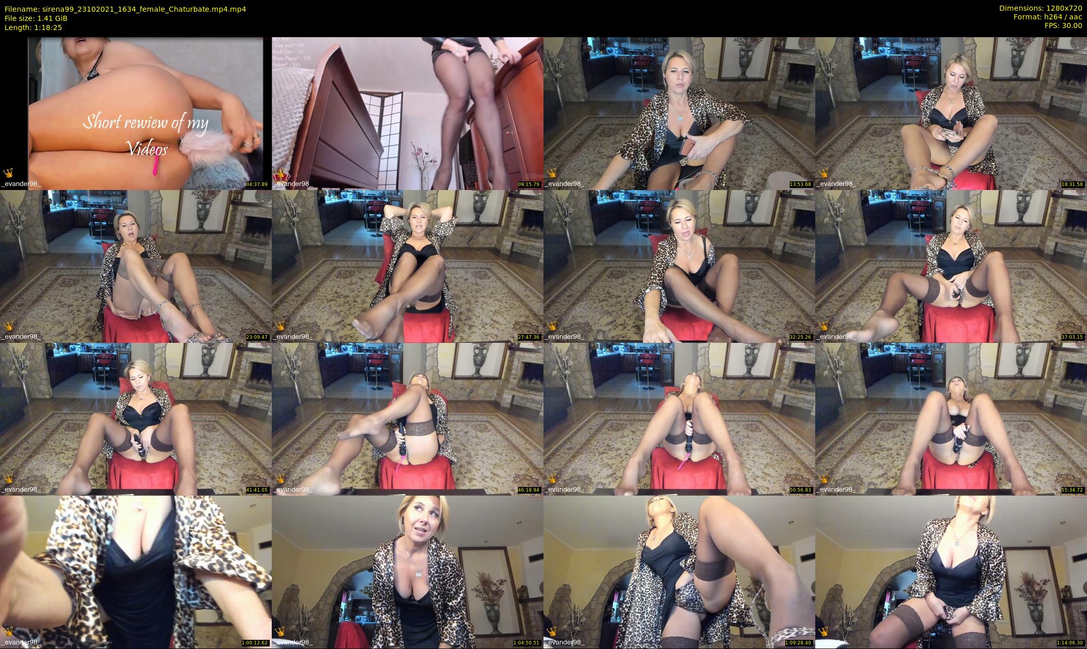 sirena99 — 79 minute Chaturbate female cam show recording, 720p, Oct 23, 2021