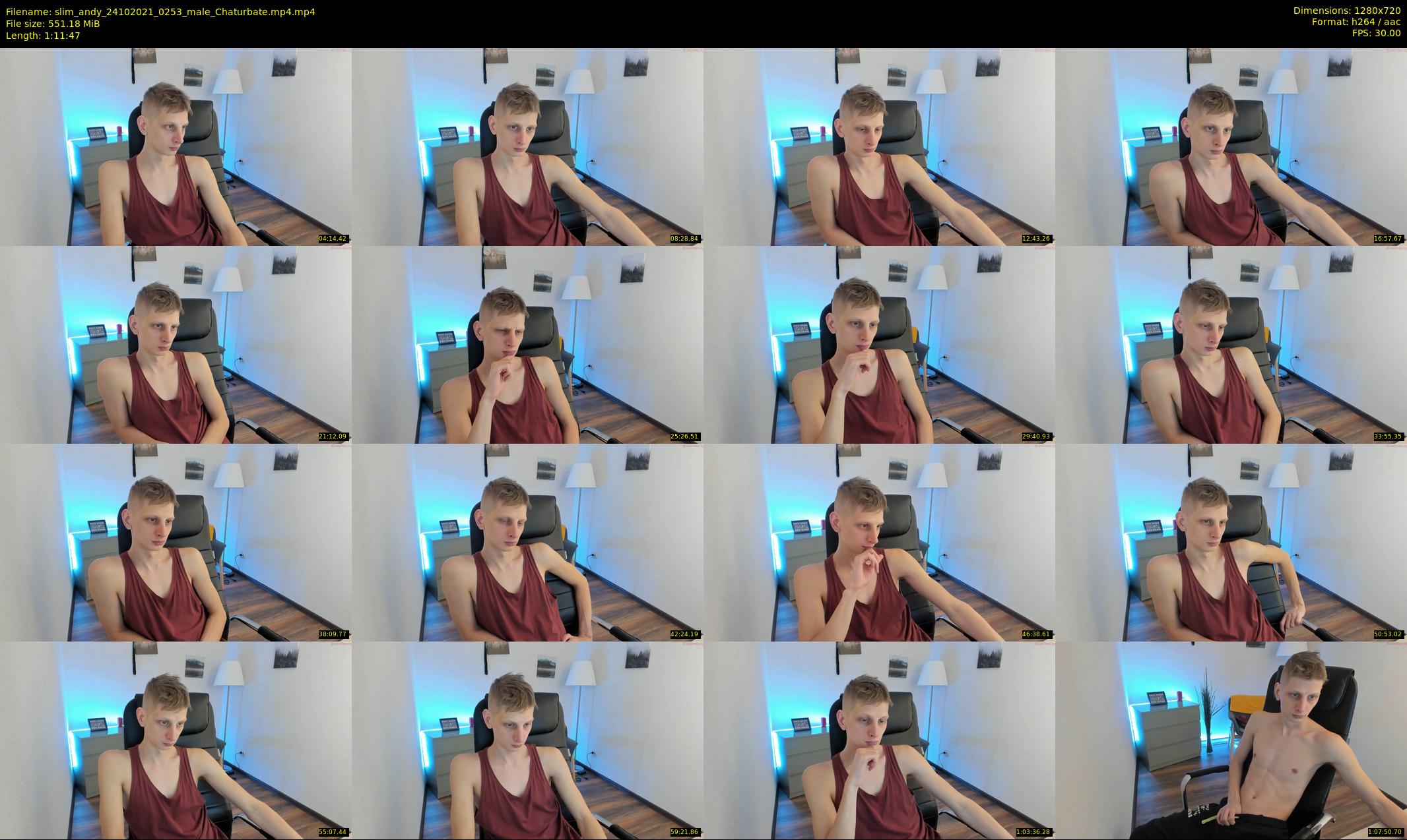 slim_andy — 72 minute Chaturbate male cam show recording, 720p, Oct 24, 2021