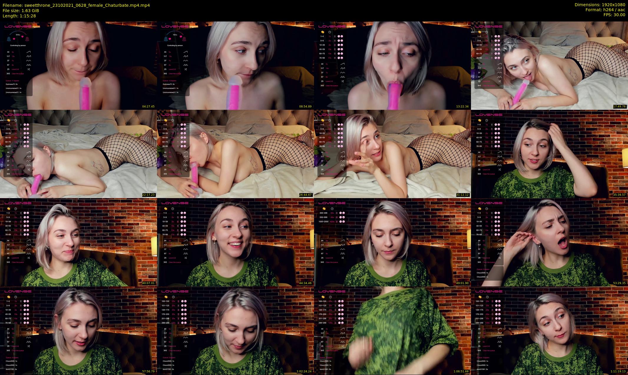 sweetthrone — 76 minute Chaturbate couple cam show recording, 1080p, Oct 23, 2021