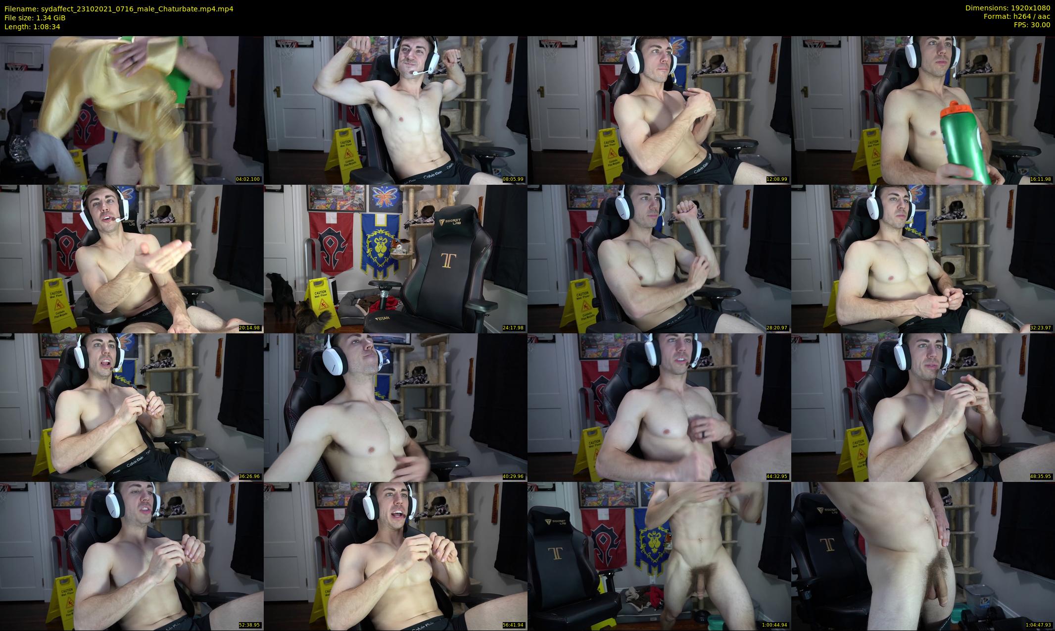 sydaffect — 69 minute Chaturbate male cam show recording, 1080p, Oct 23, 2021