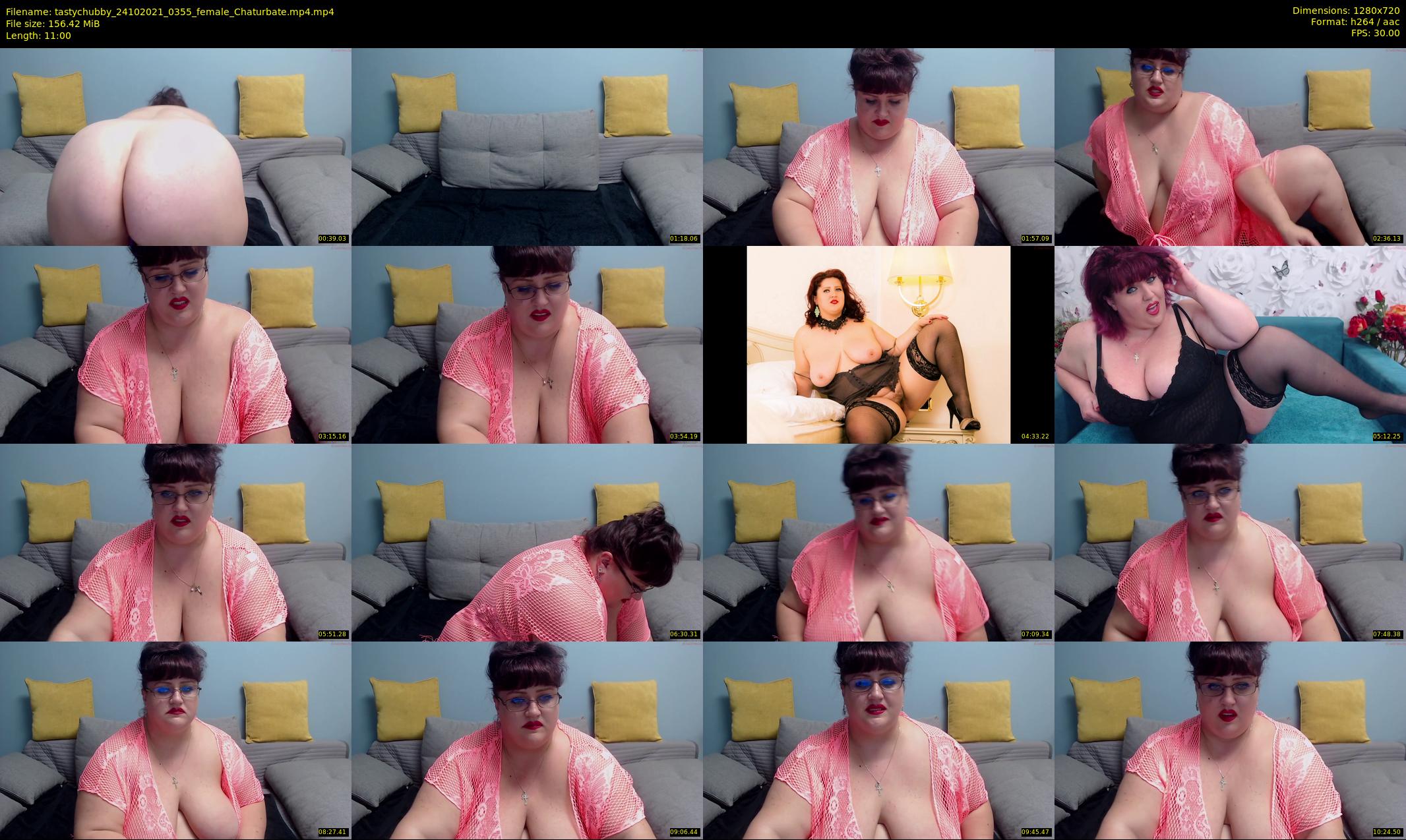 tastychubby — 11 minute Chaturbate female cam show recording, 720p, Oct 24, 2021