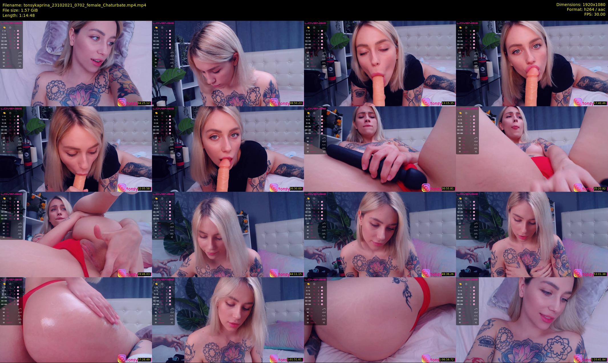 tonsykaprina — 75 minute Chaturbate couple cam show recording, 1080p, Oct 23, 2021