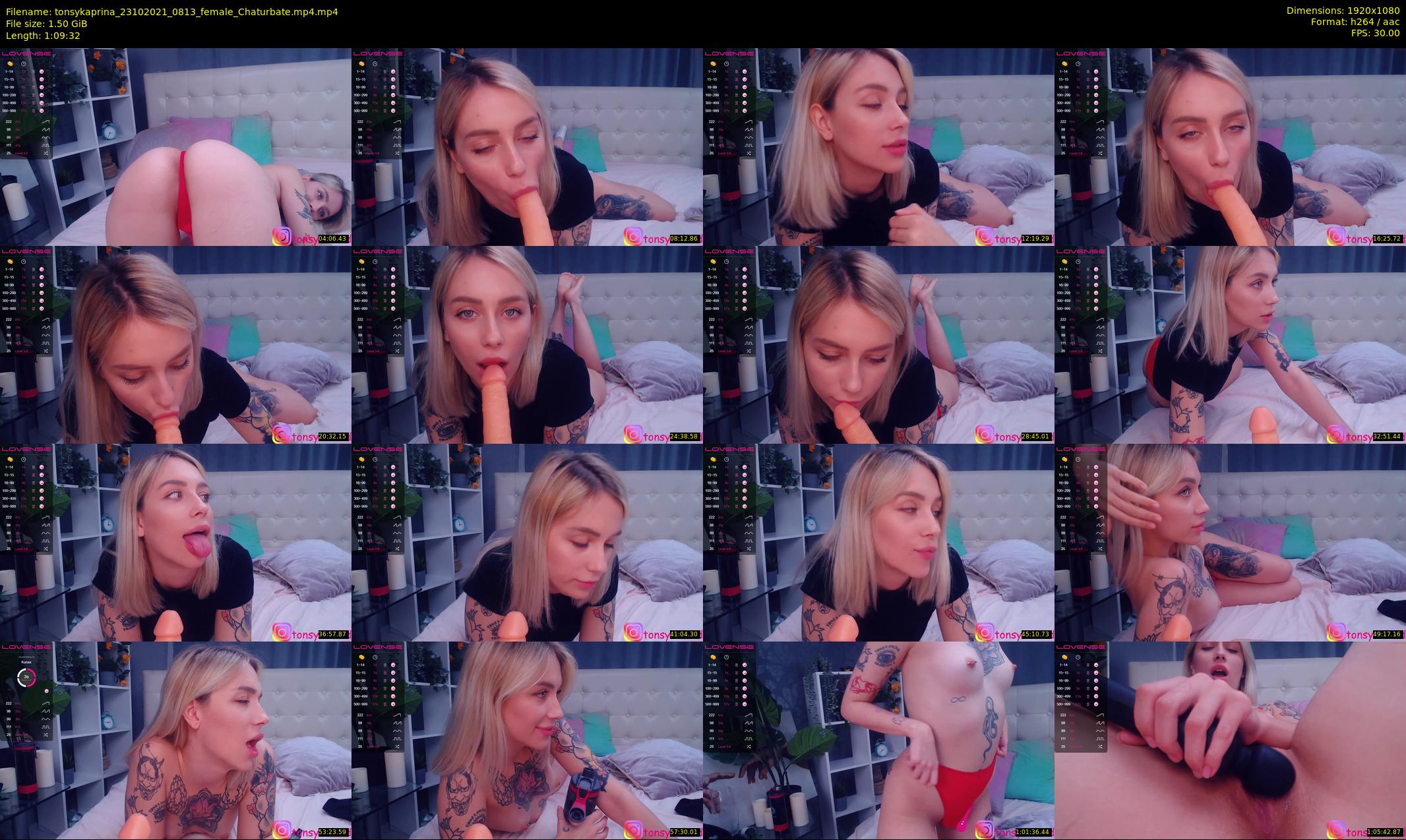 tonsykaprina — 70 minute Chaturbate couple cam show recording, 1080p, Oct 23, 2021