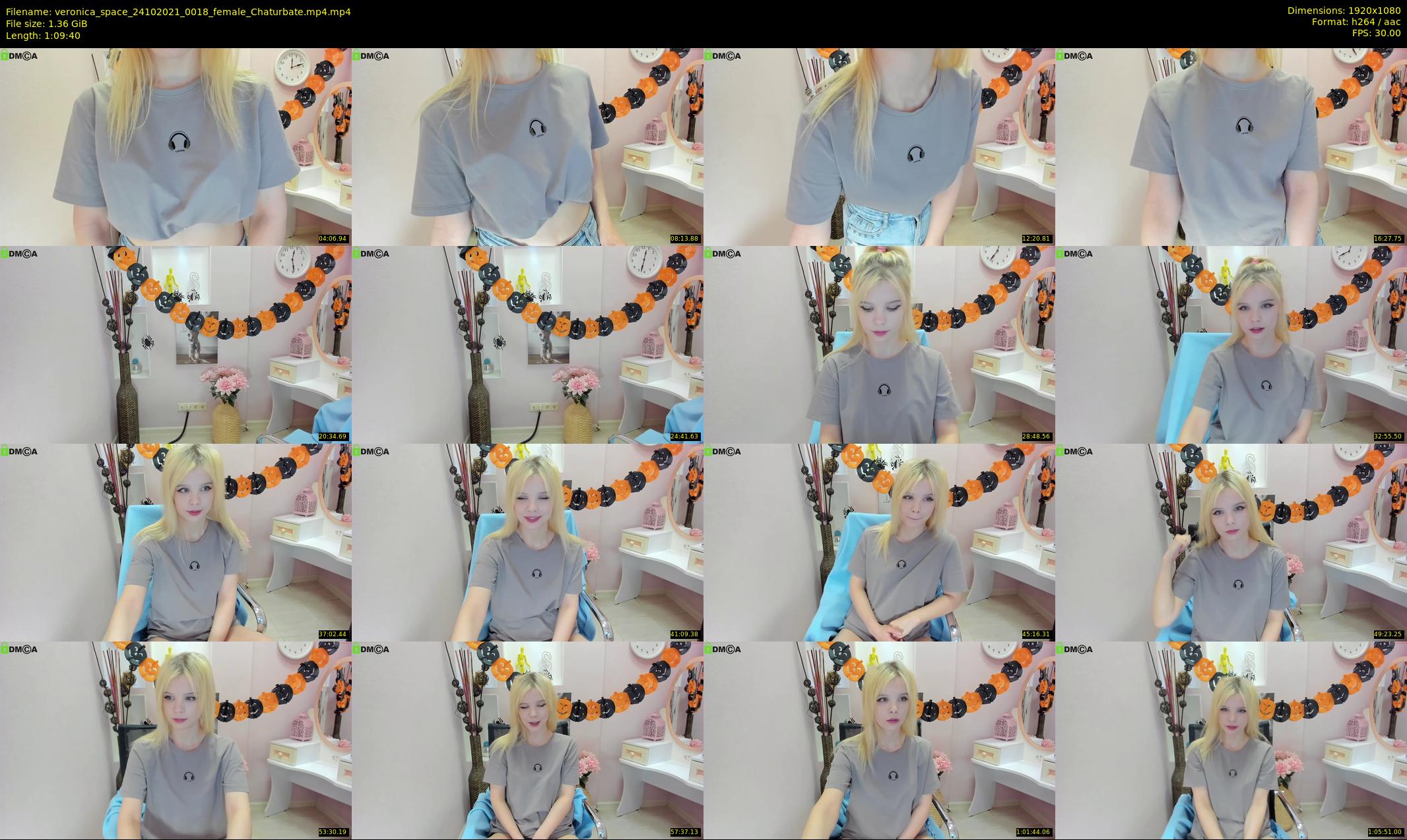 veronica_space — 70 minute Chaturbate female cam show recording, 1080p, Oct 24, 2021