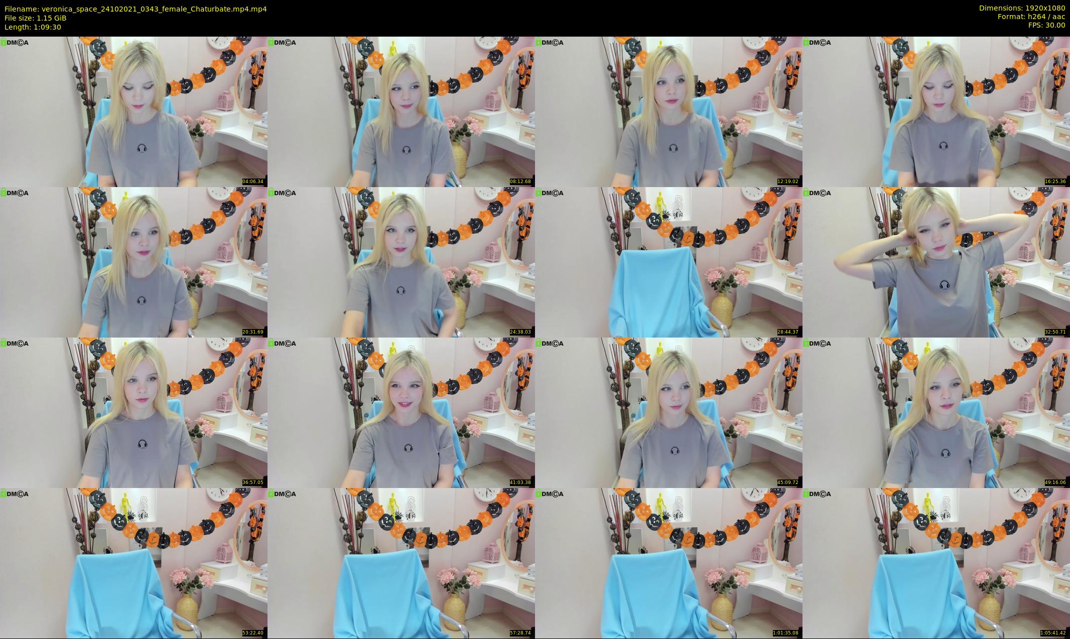 veronica_space — 70 minute Chaturbate female cam show recording, 1080p, Oct 24, 2021