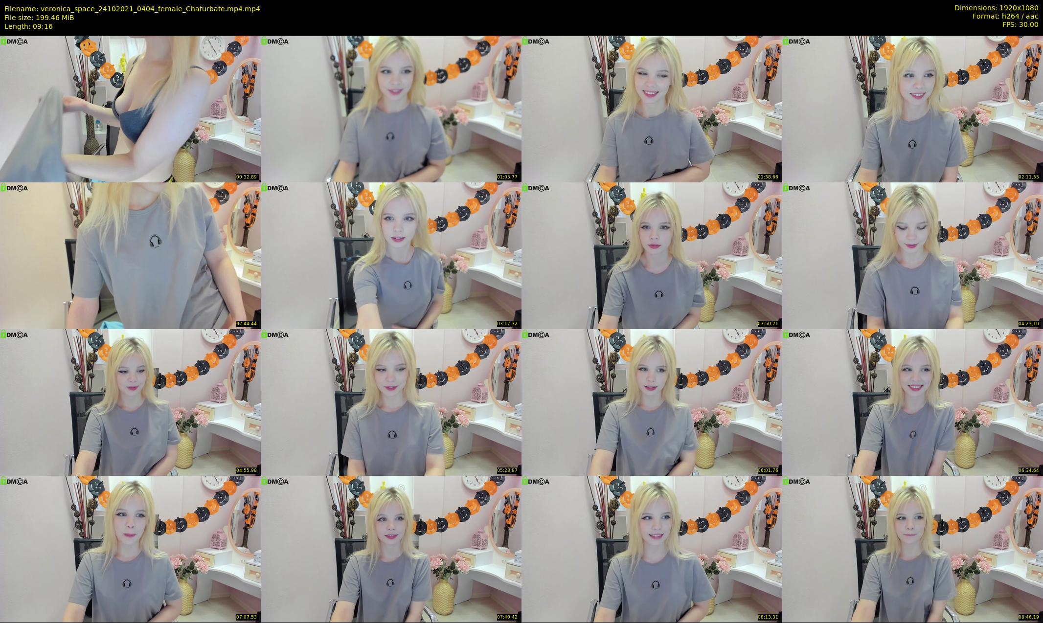 veronica_space — 10 minute Chaturbate female cam show recording, 1080p, Oct 24, 2021